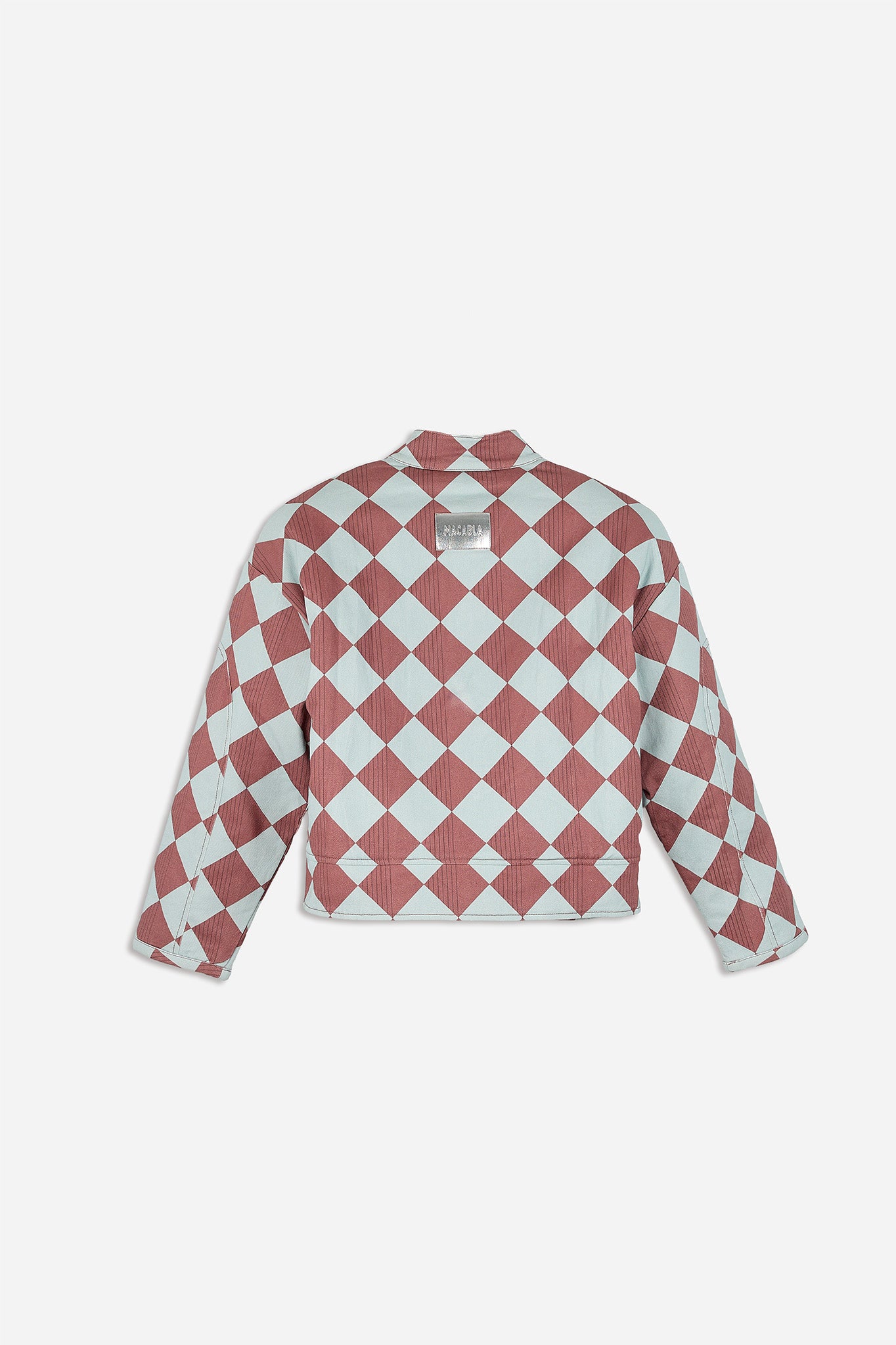 Bomber Blue Diamond Print