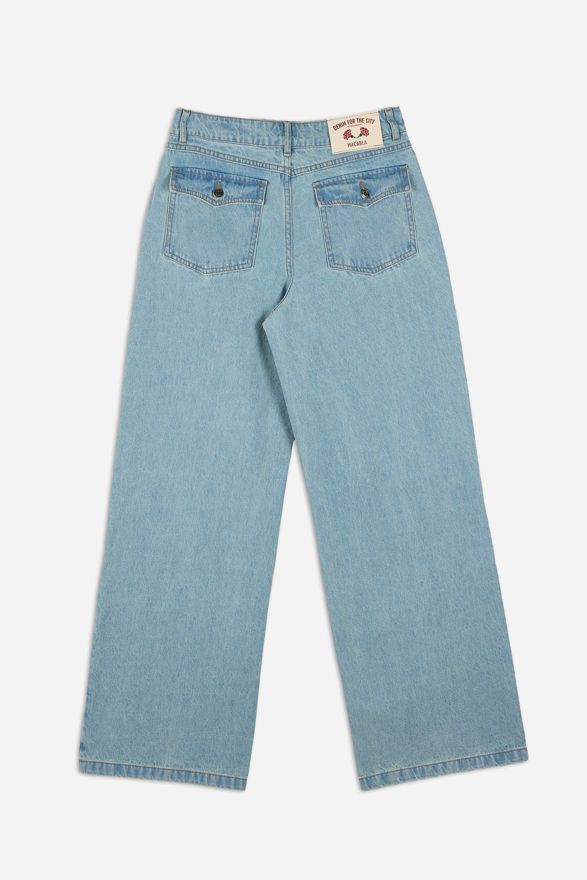 Jeans Tiro Medio Azul
