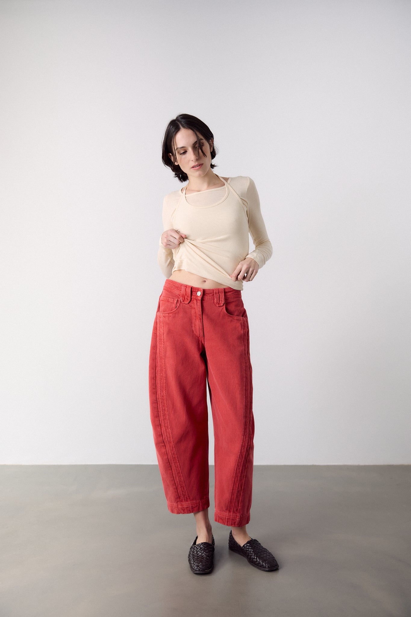 Pantalon Ballon Rouge