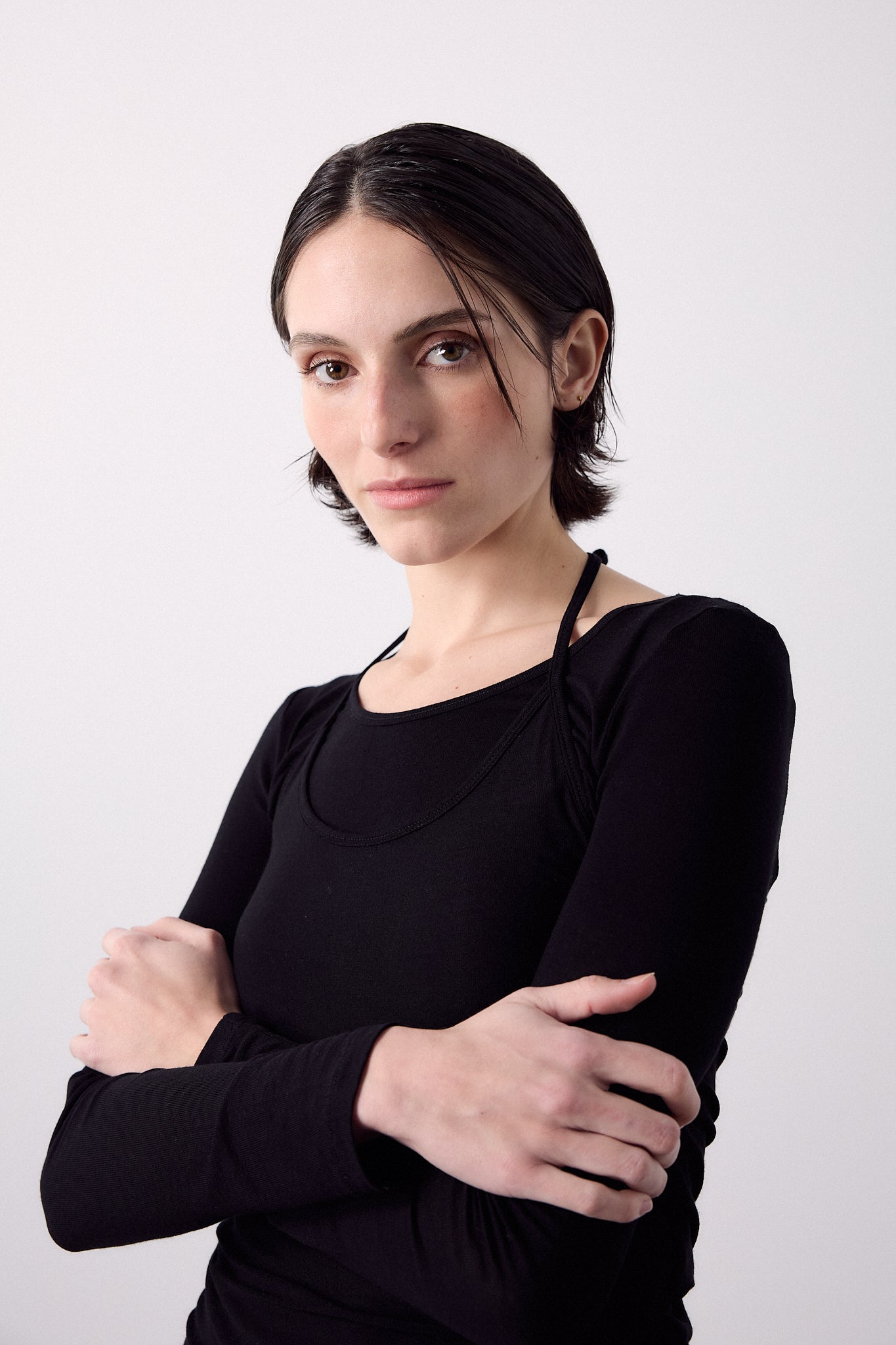 Black Overlay Top