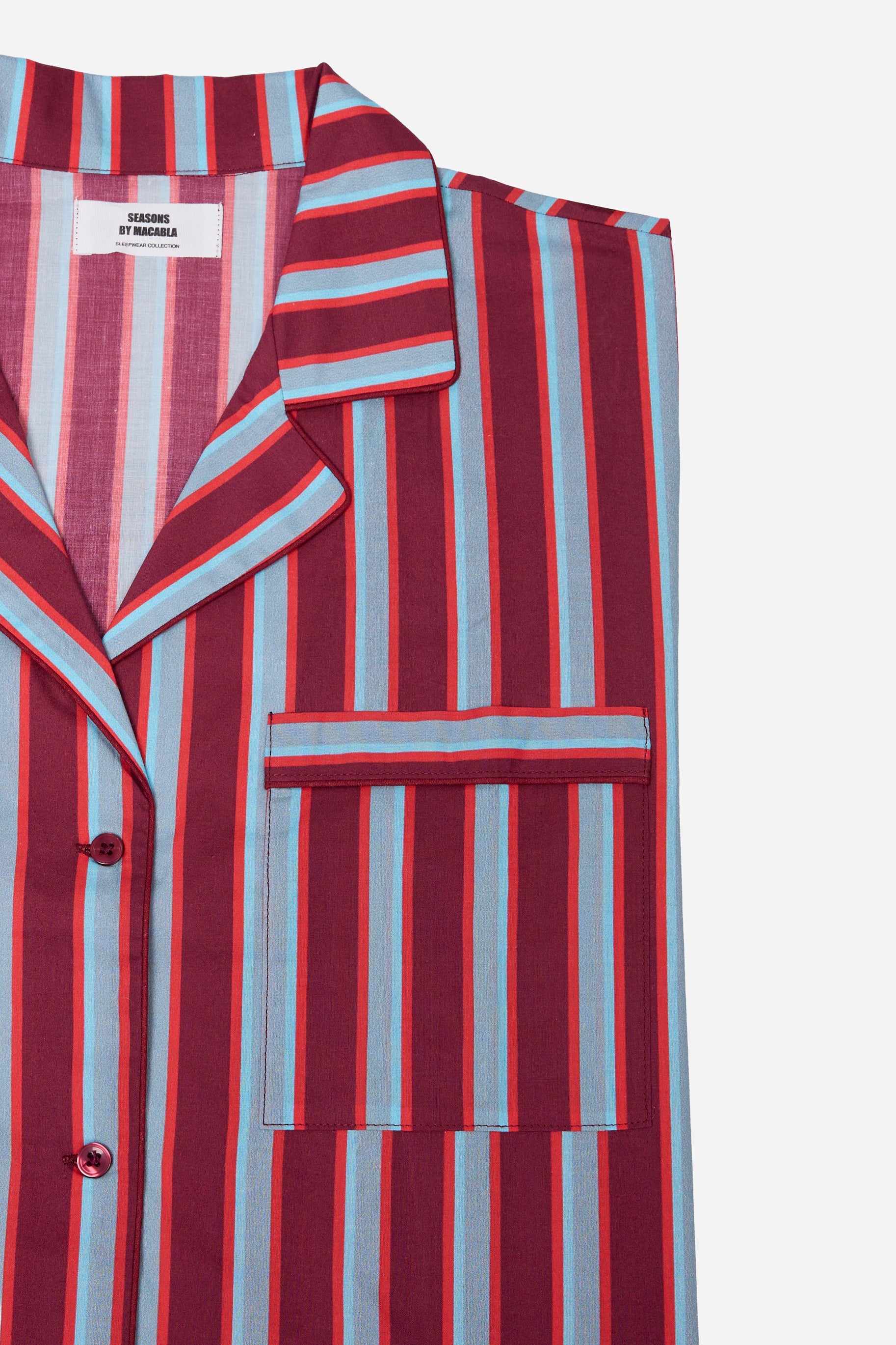 Burgundy Blue Pyjamas