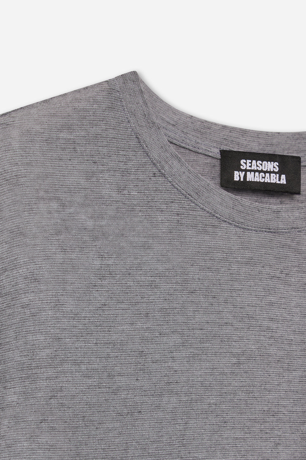 Camiseta Cashmere Manga Larga Gris
