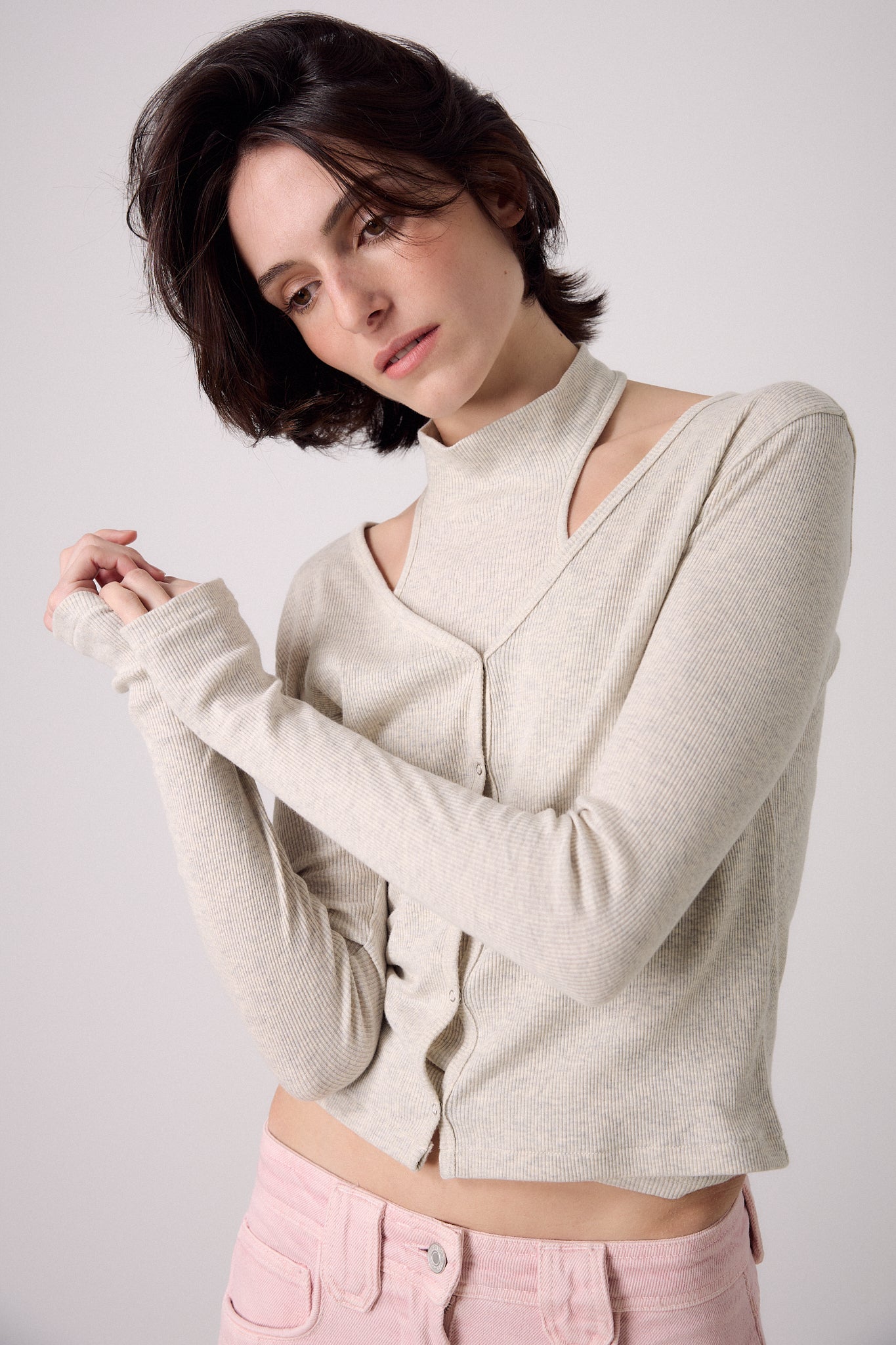 Cardigan & Top Halter