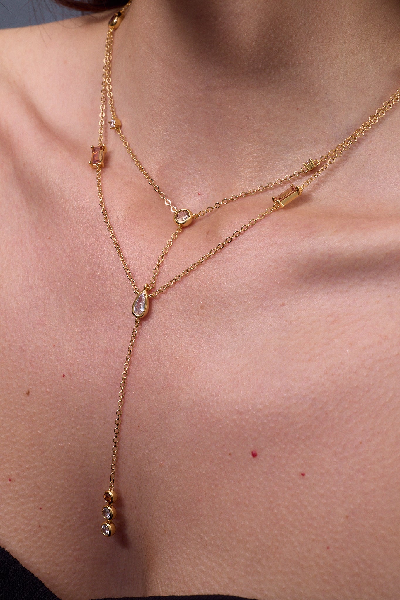 Collier Double Zirconium