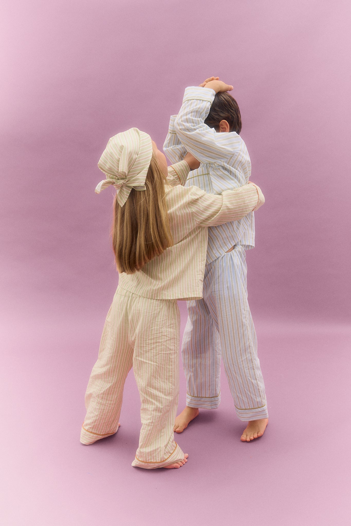Kids Striped Blue Pyjamas