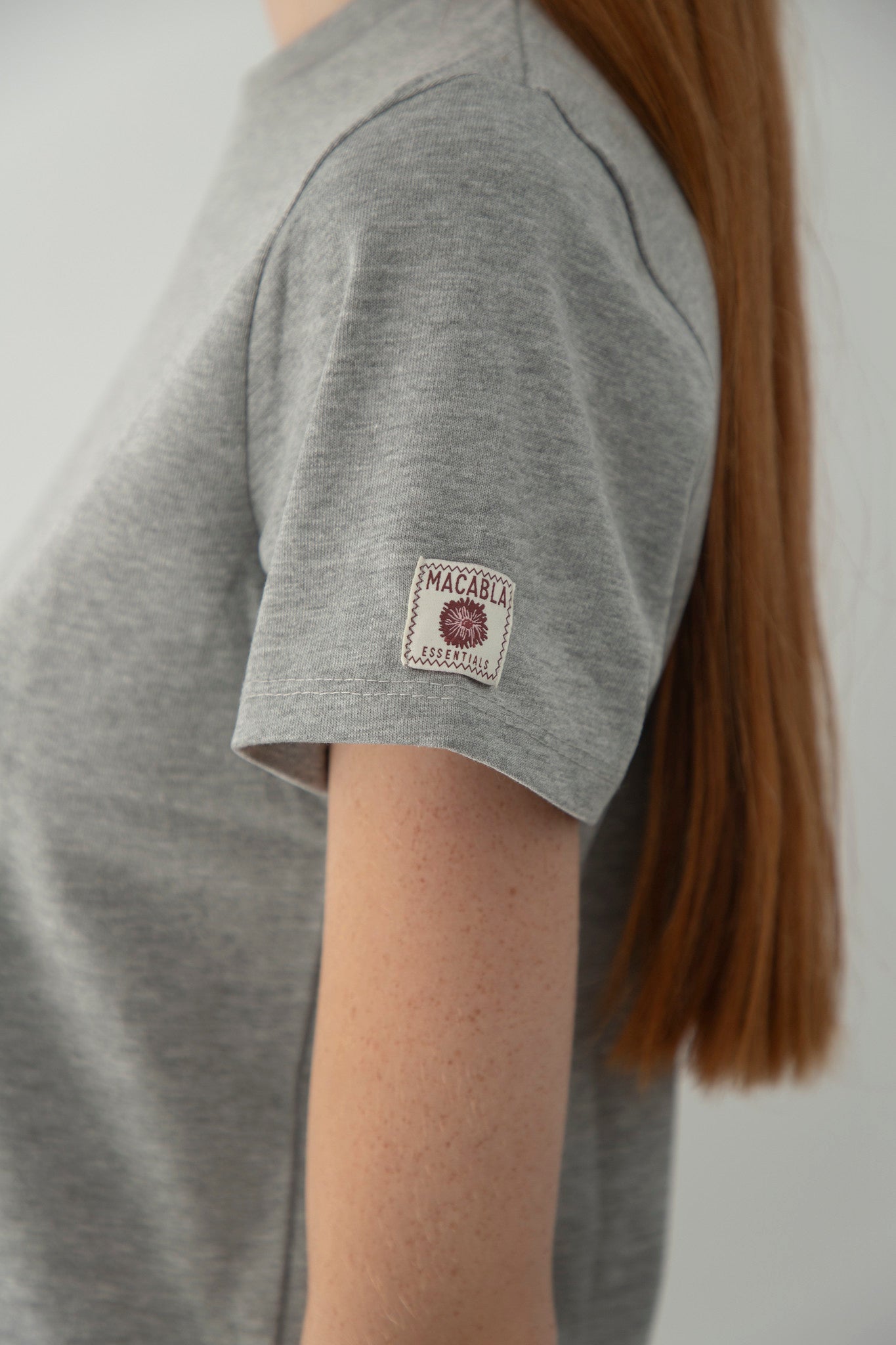 Camiseta Algodón Gris