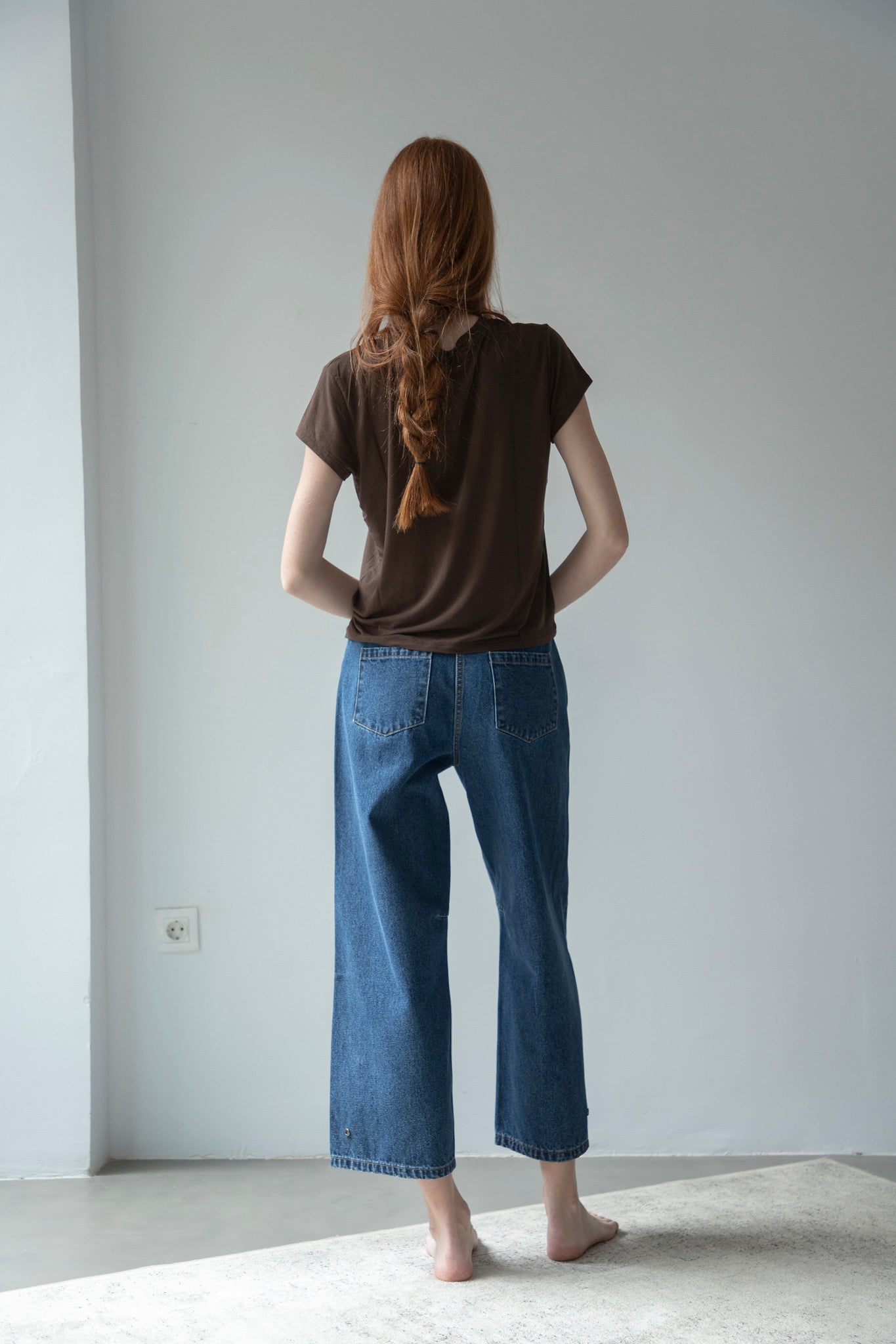 Brown Cashmere T-shirt