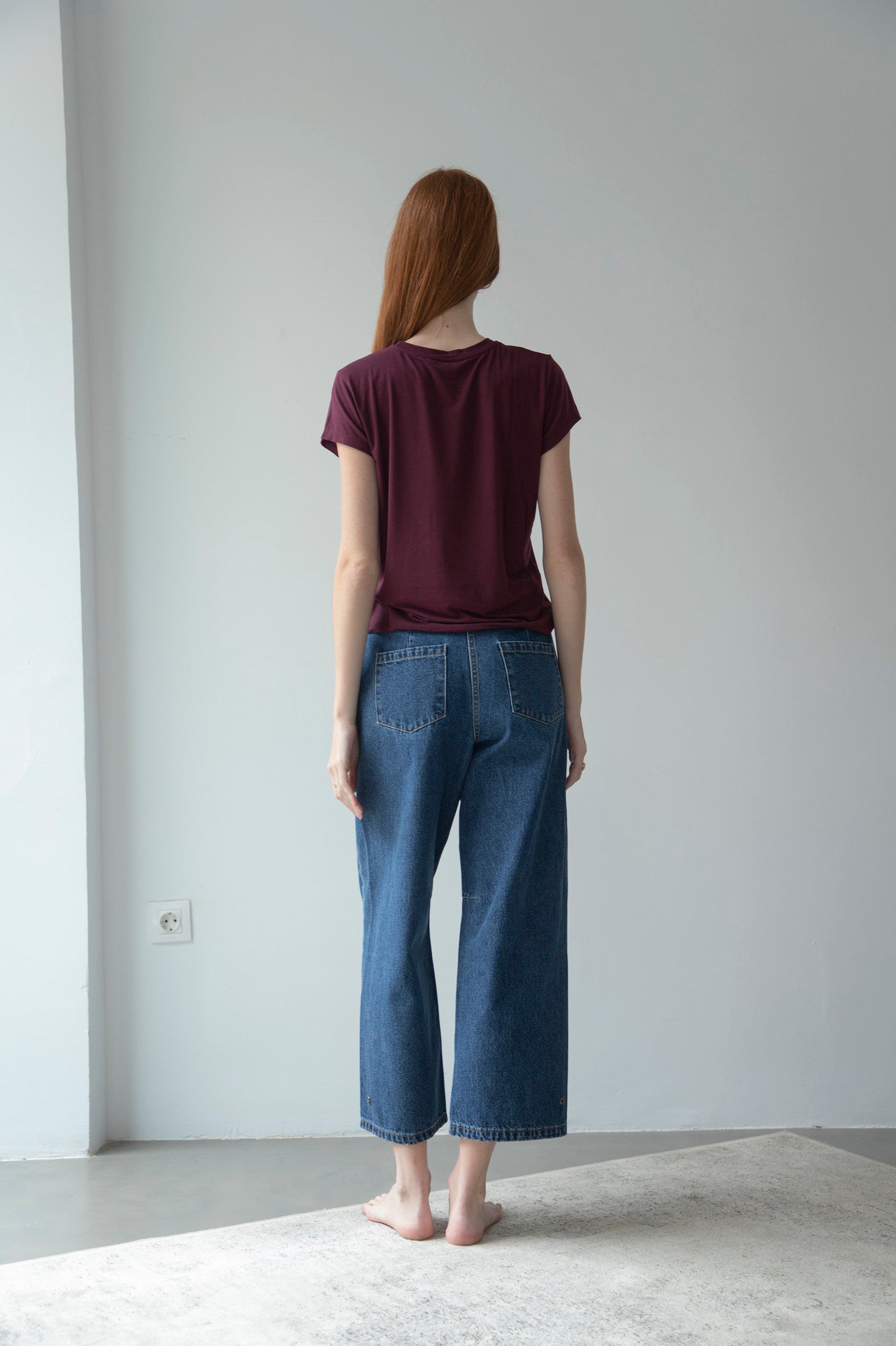 Camiseta Cashmere Berenjena