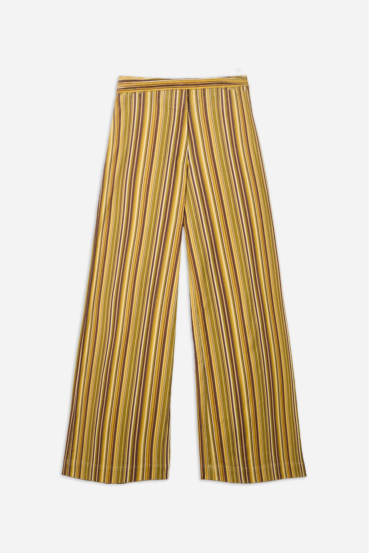 Micro-corduroy Striped Trousers