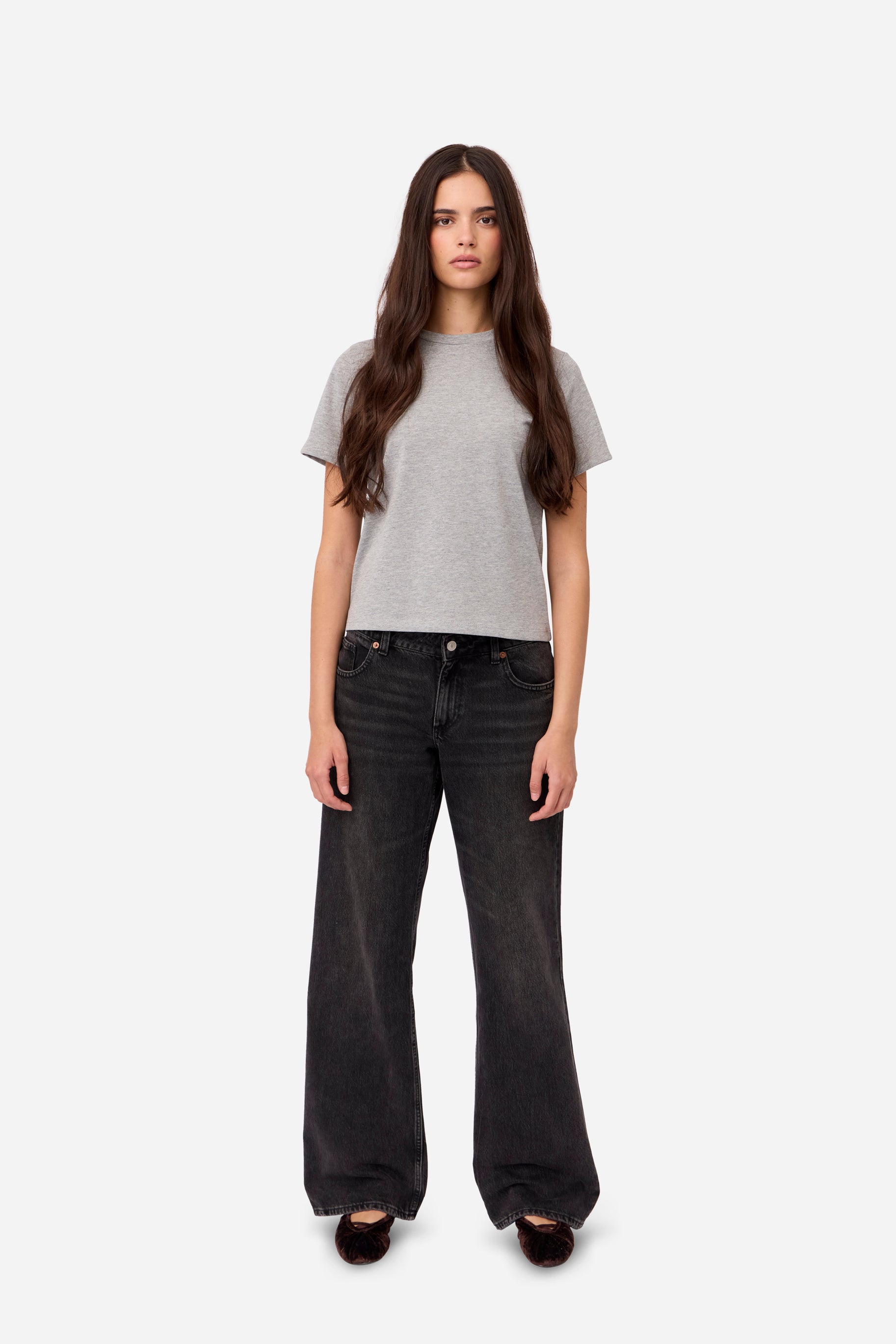 Camiseta Algodón Gris