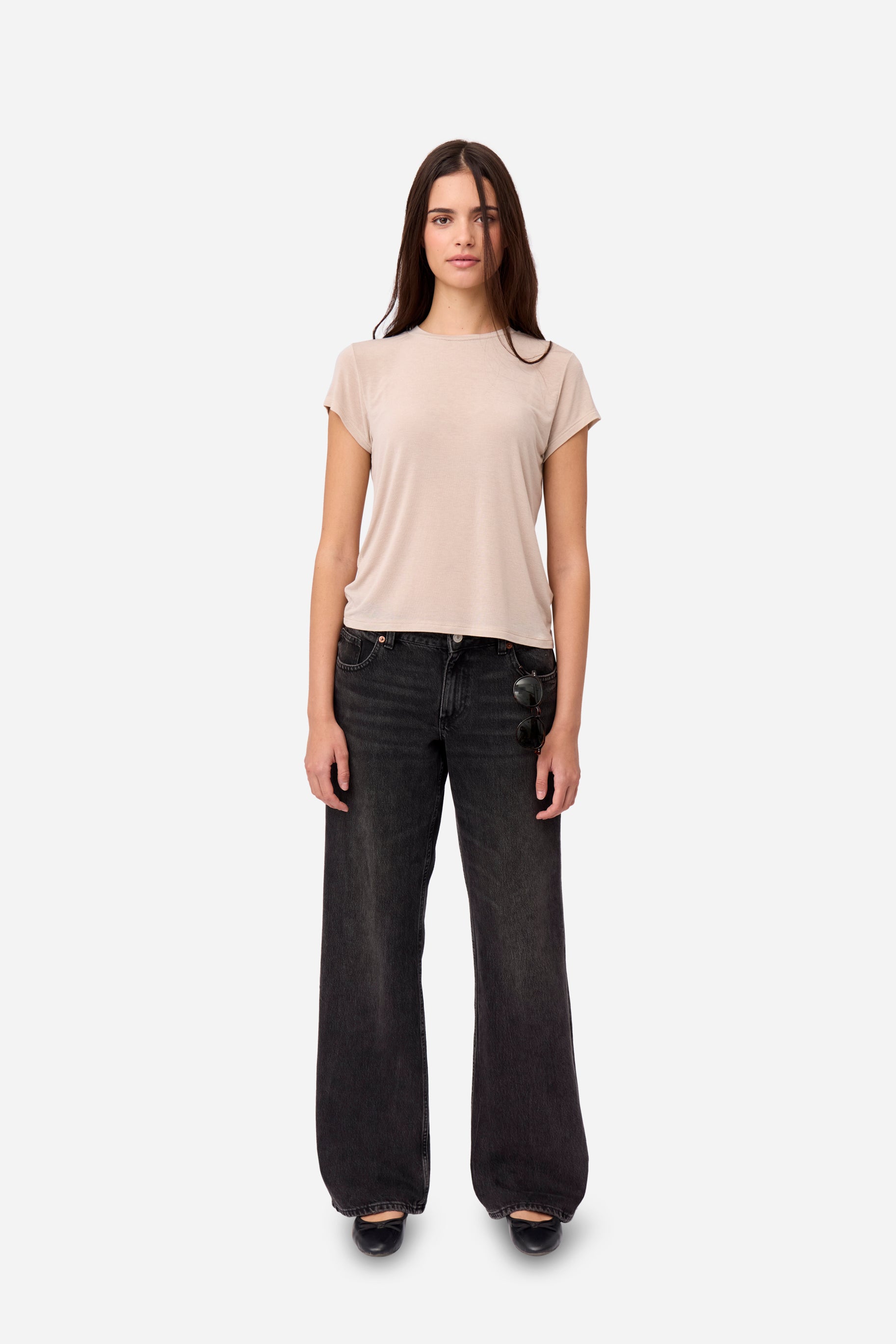 Beige Cashmere T-shirt