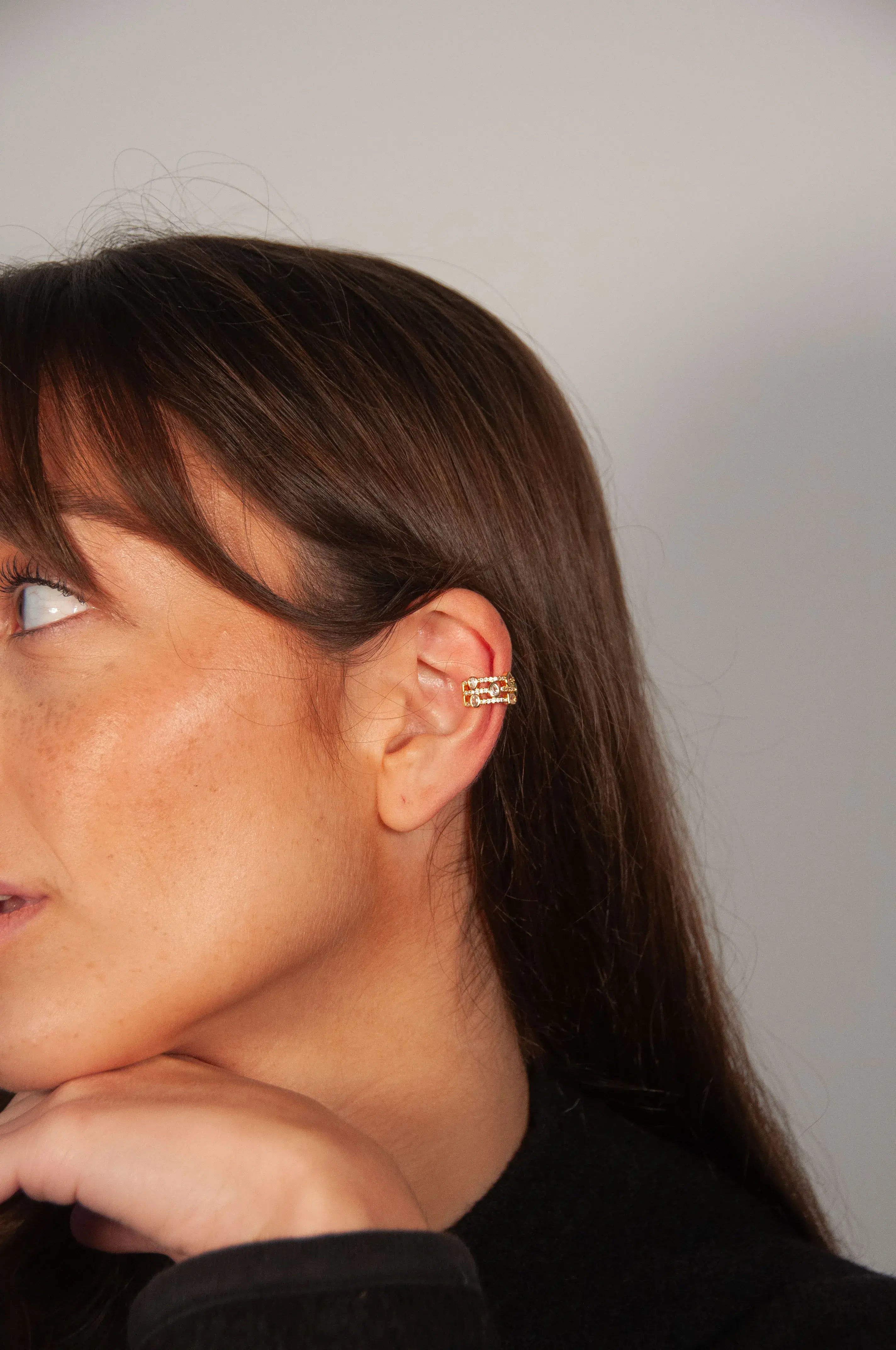 Multi Zirconia Earcuff