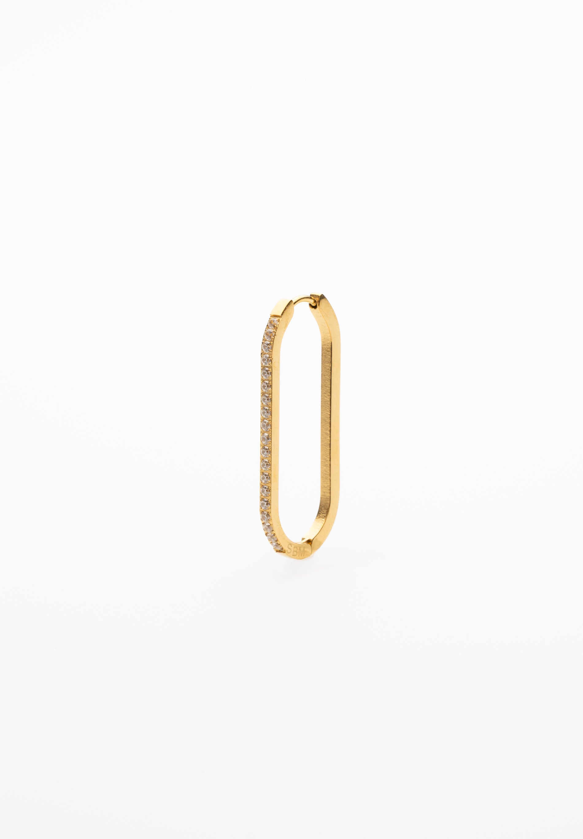 Pendiente Ovalado Circon 50mm (Unidad)