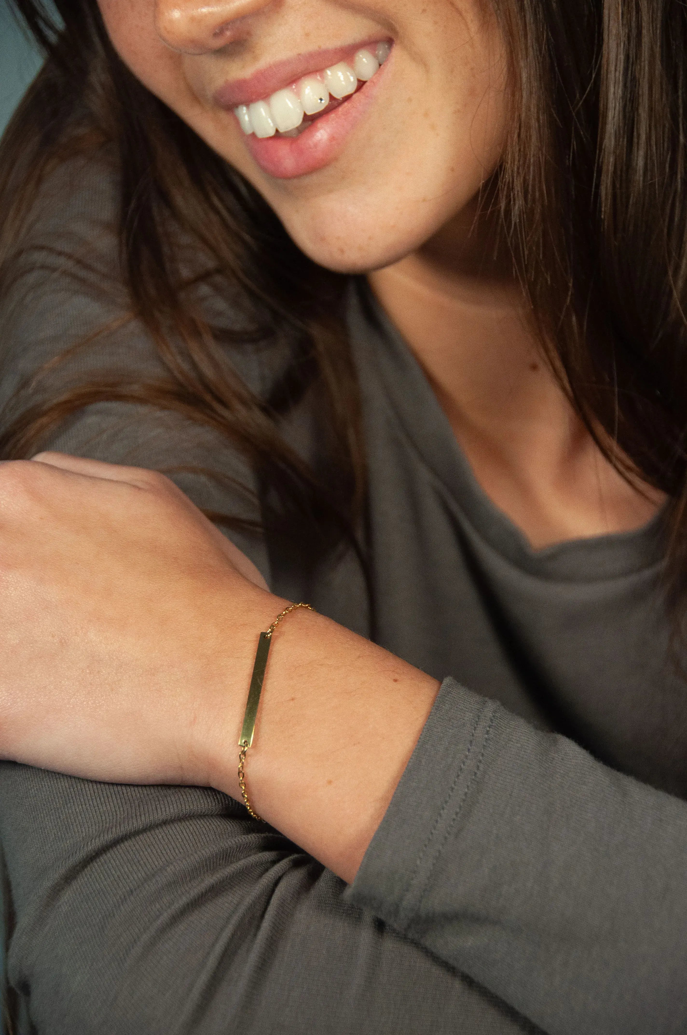 Bracelet chaîne unie