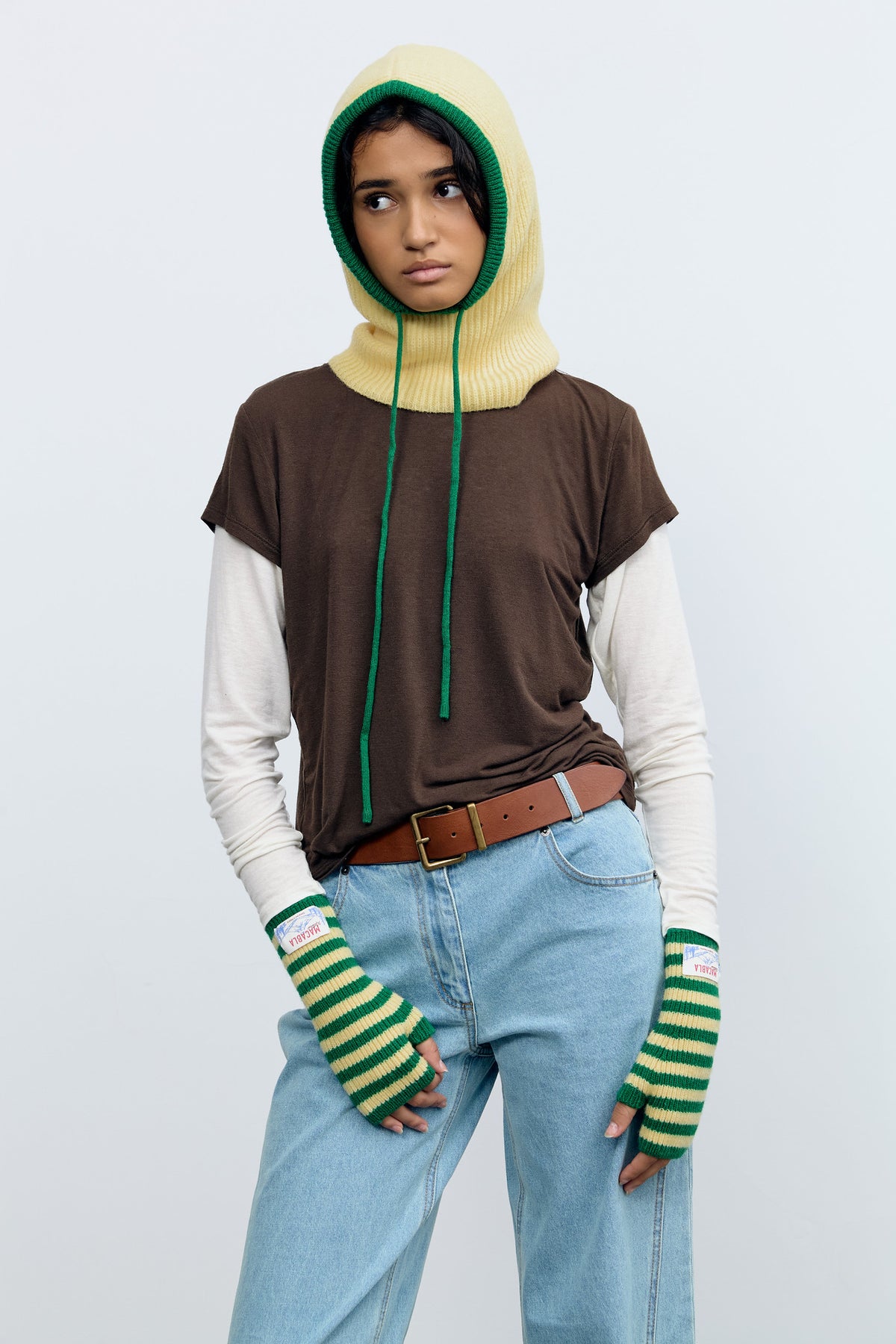 Balaclava Amarillo y Verde