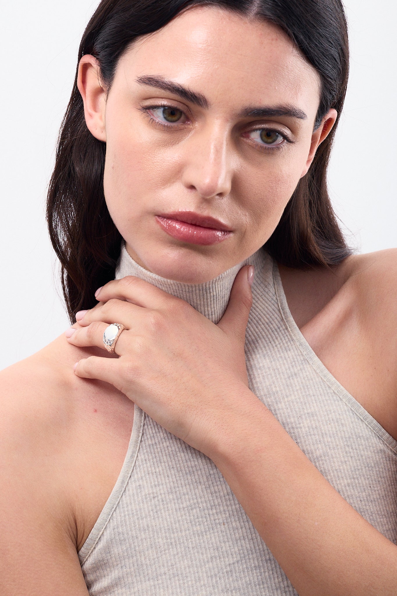 Irregular Oval Ring