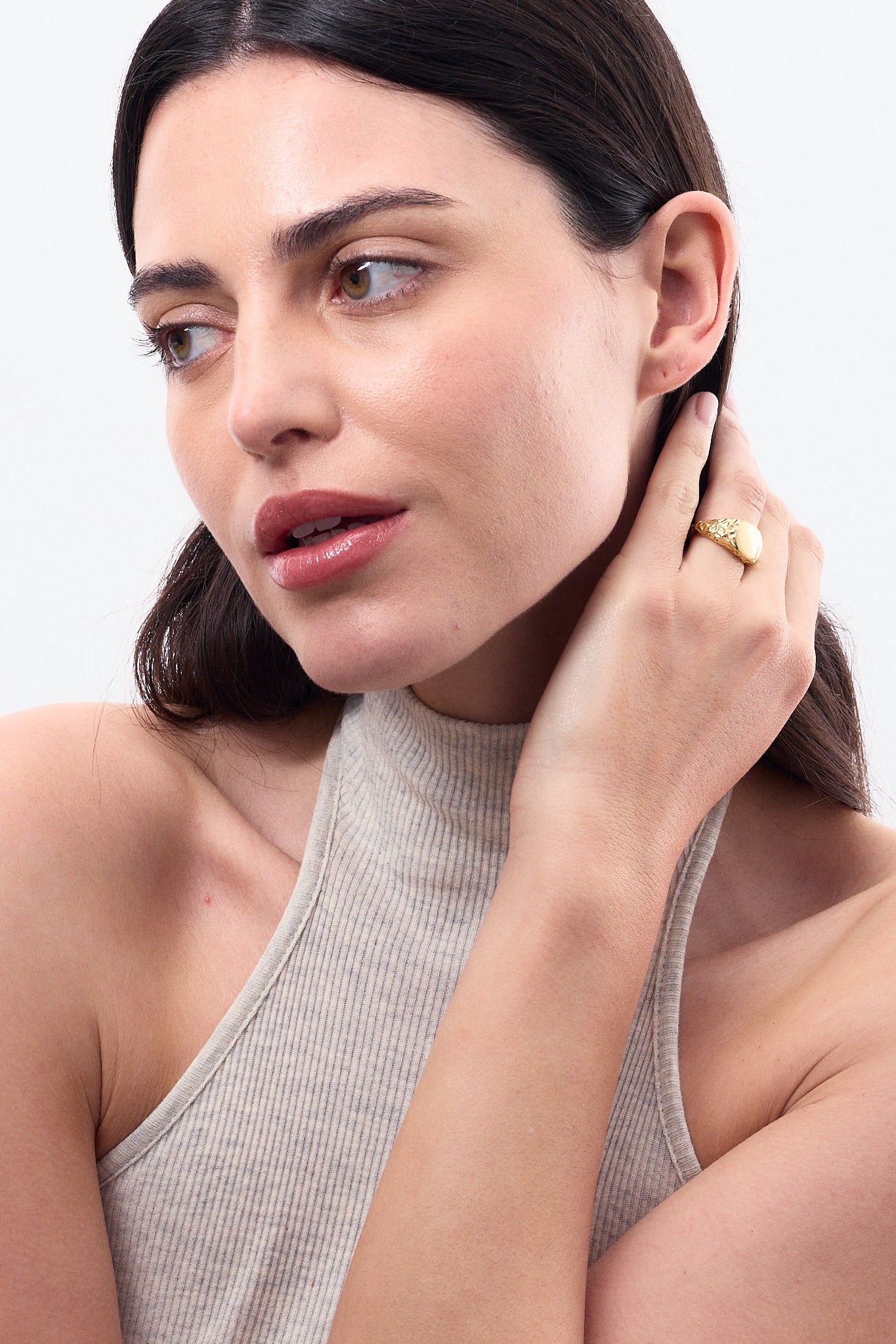 Irregular Oval Ring