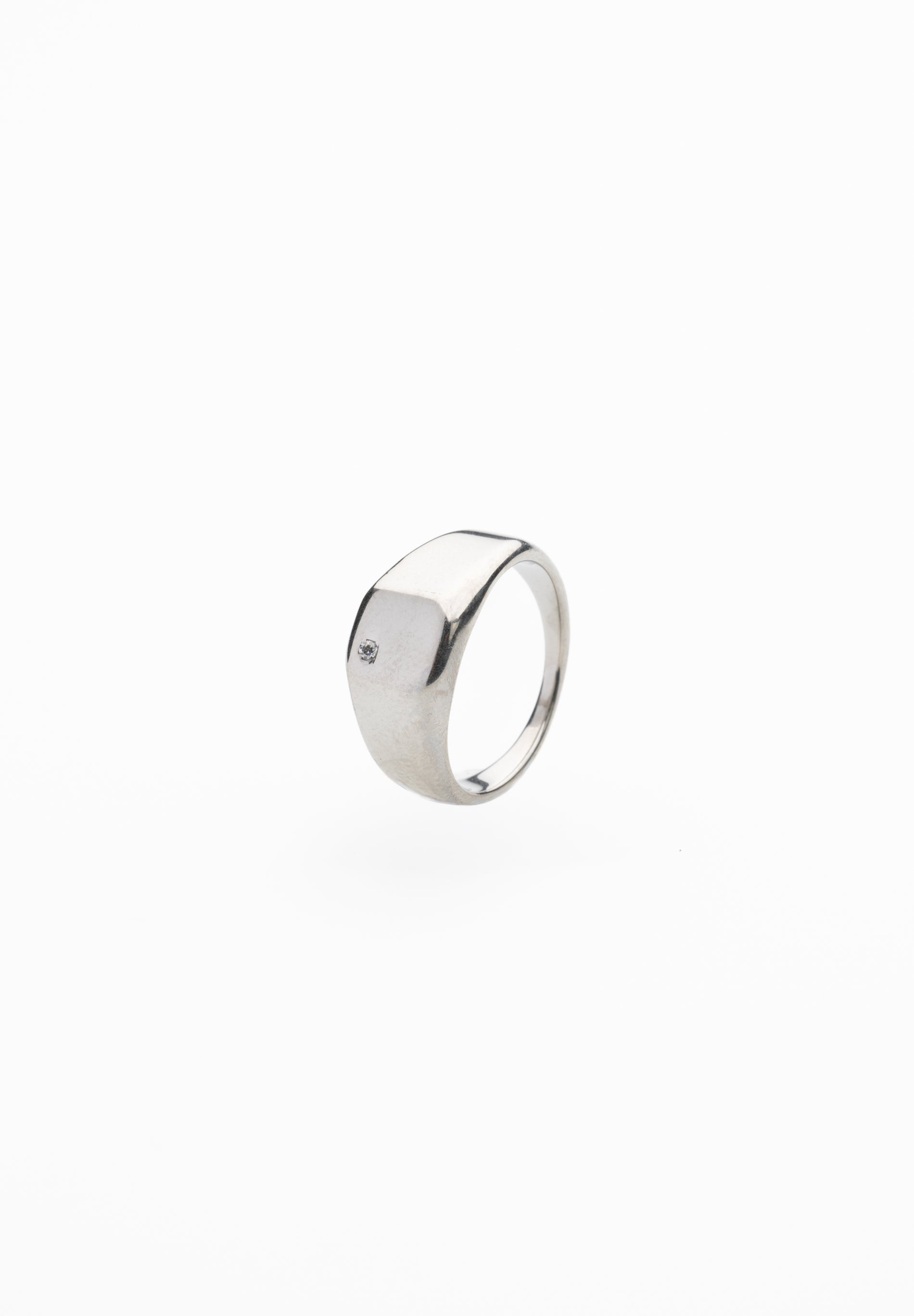 Bague en zircone personnalisable (auriculaire)