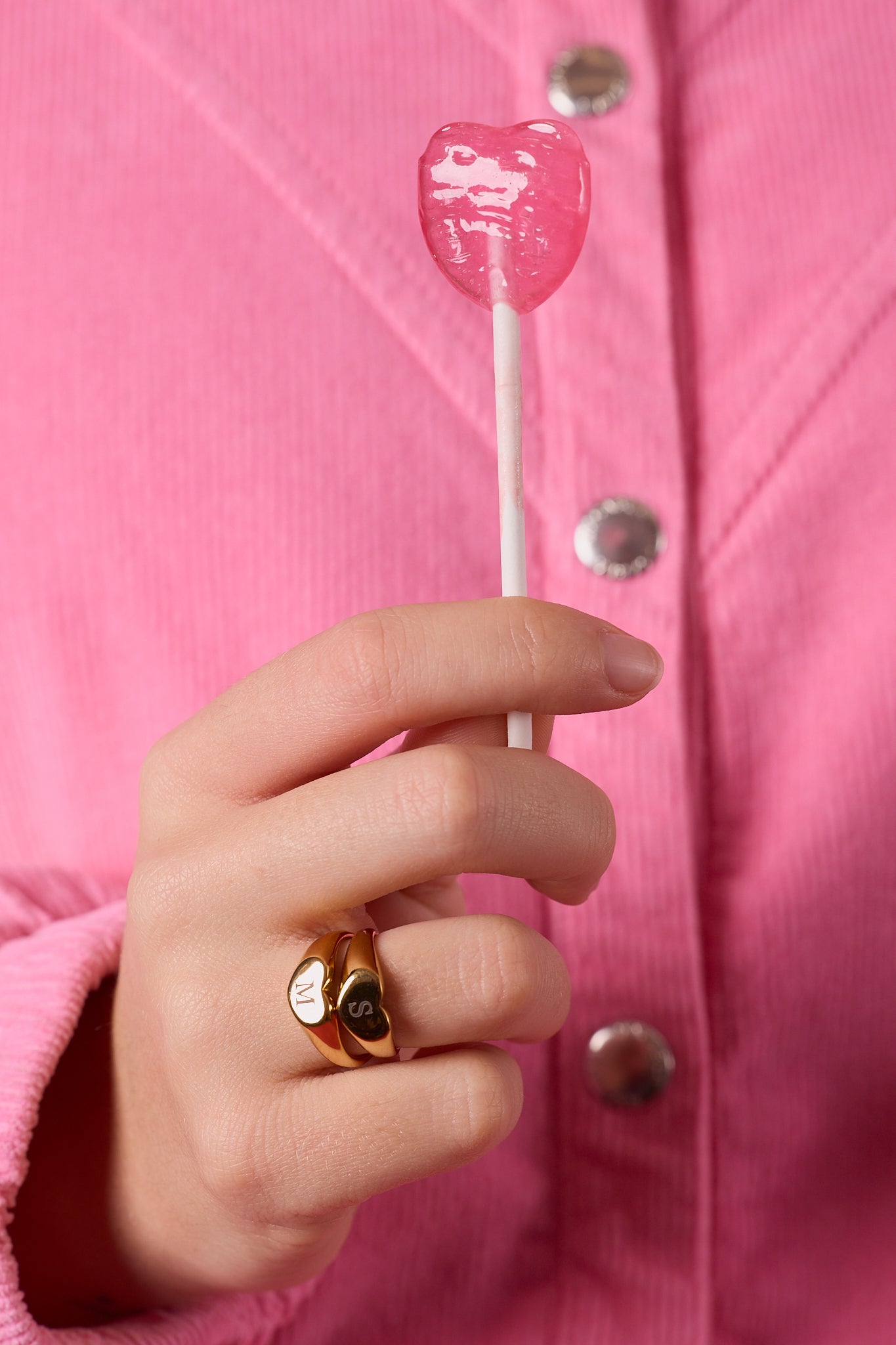 Customizable Mini Heart Ring