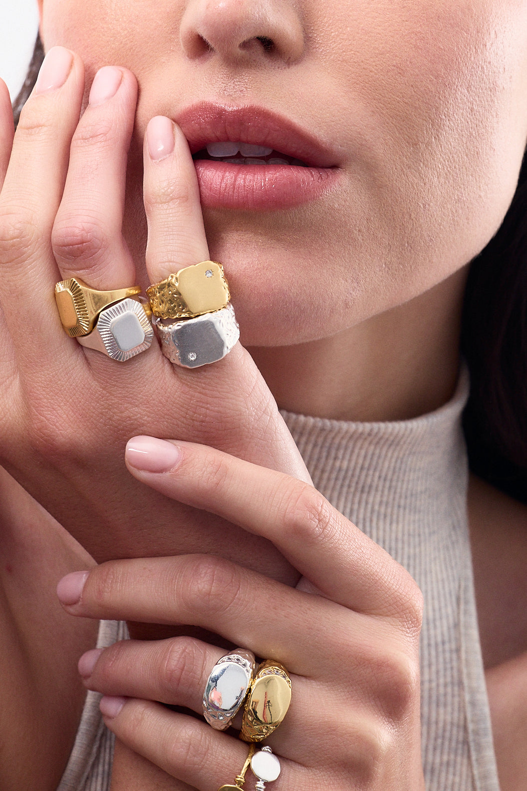 Irregular Oval Ring