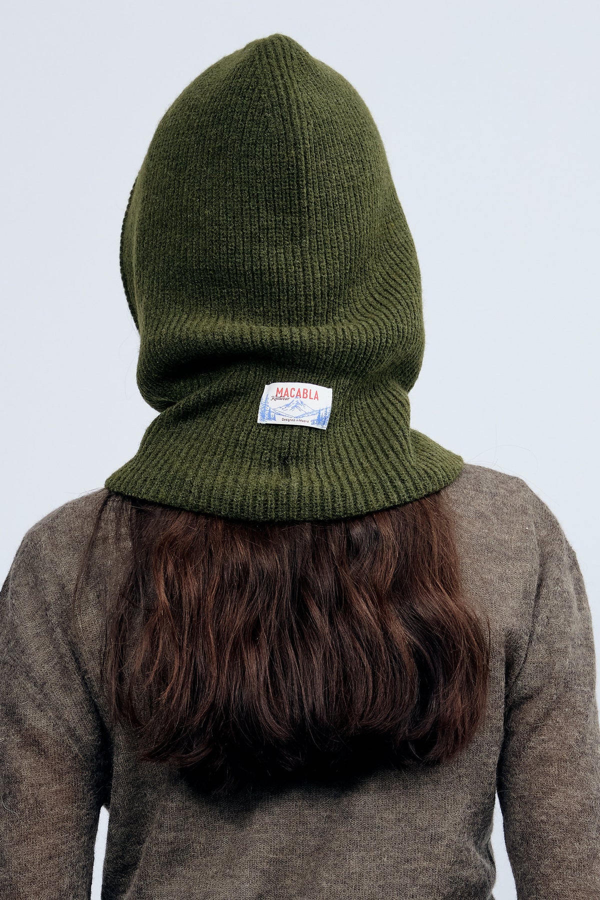 Balaclava Botones Verde Oscuro
