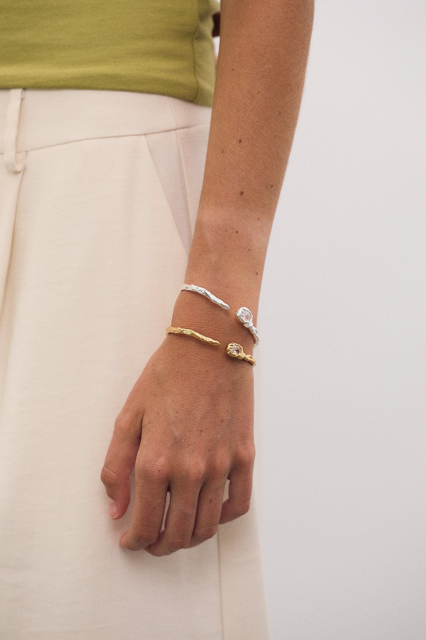 Irregular Zircon Bracelet