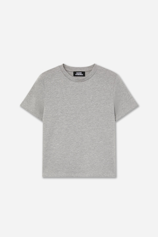 Gray Cotton T-shirt