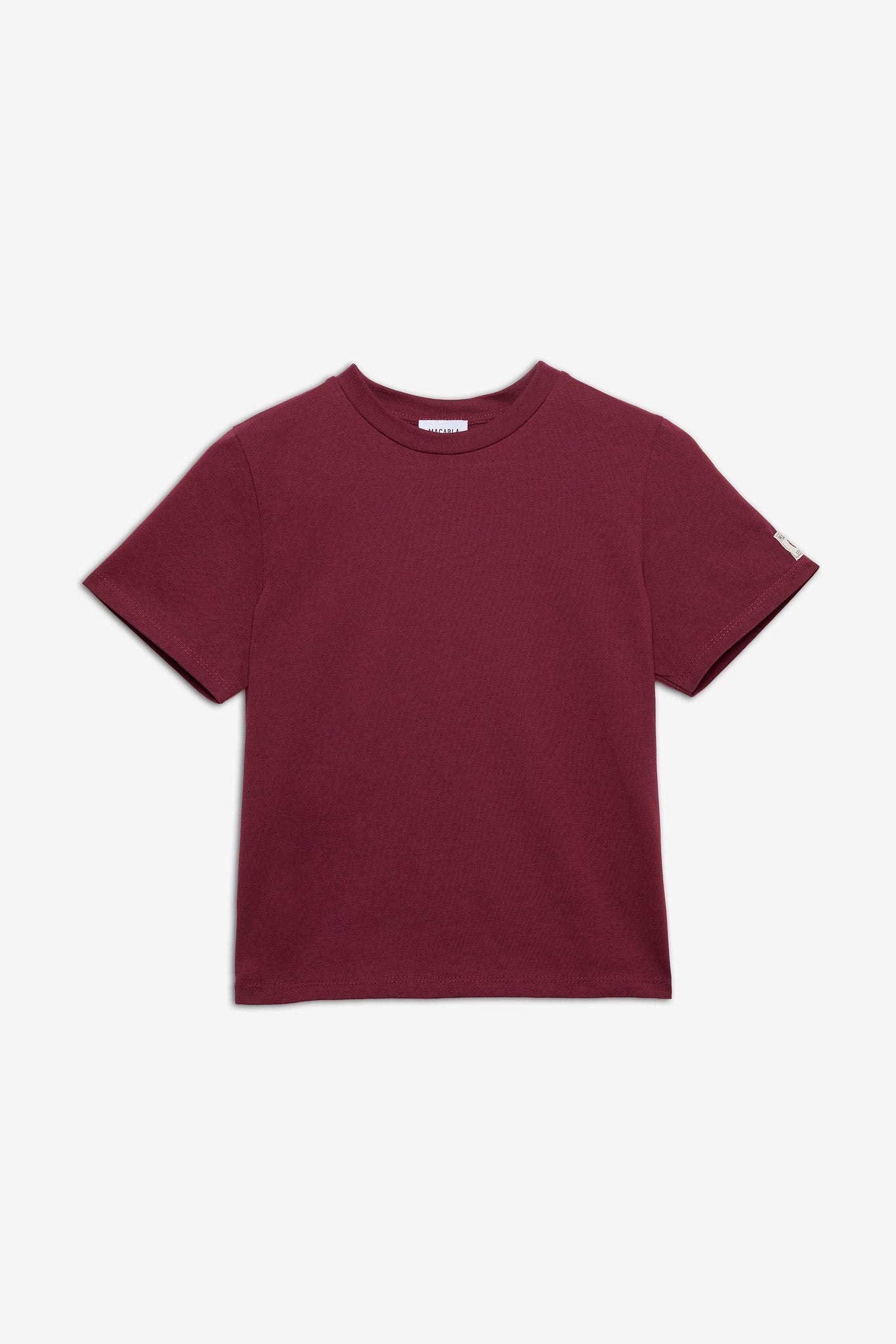 Camiseta Algodón Granate