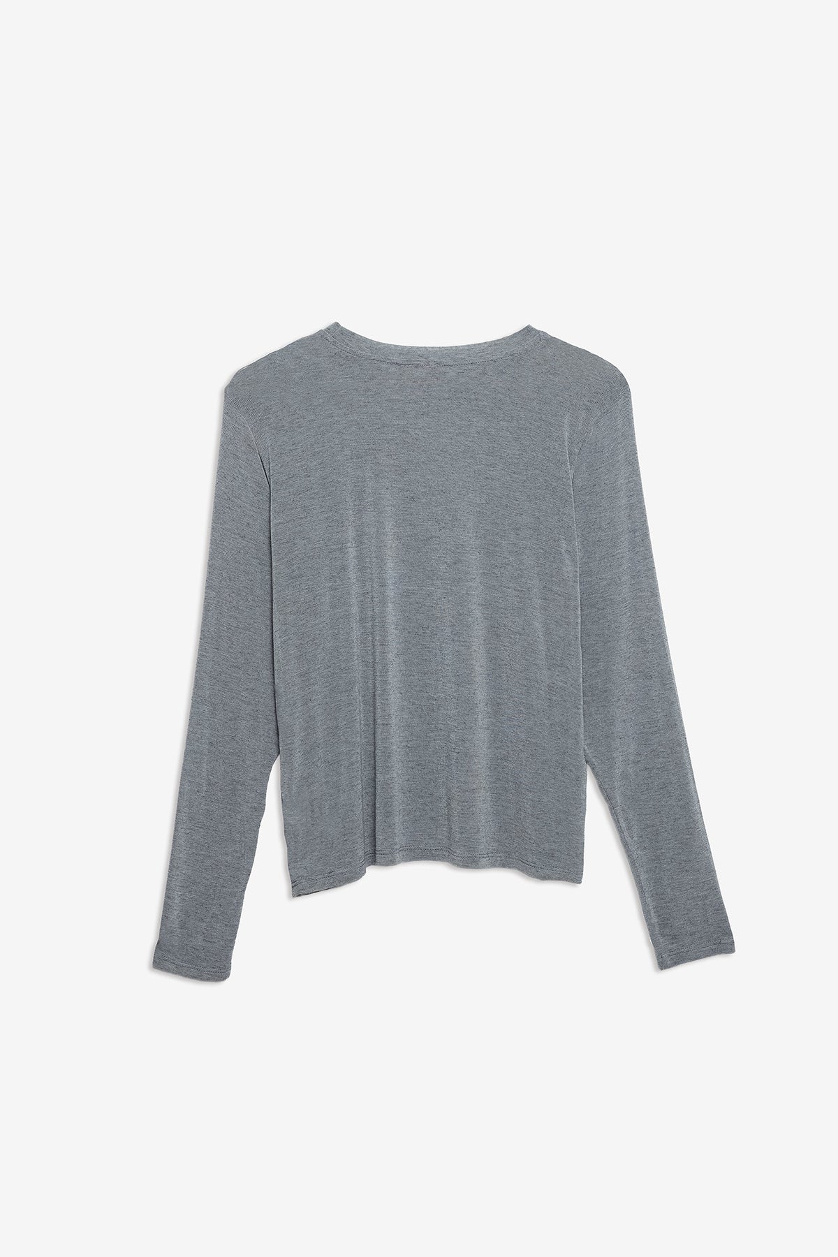 Camiseta Cashmere Manga Larga Gris