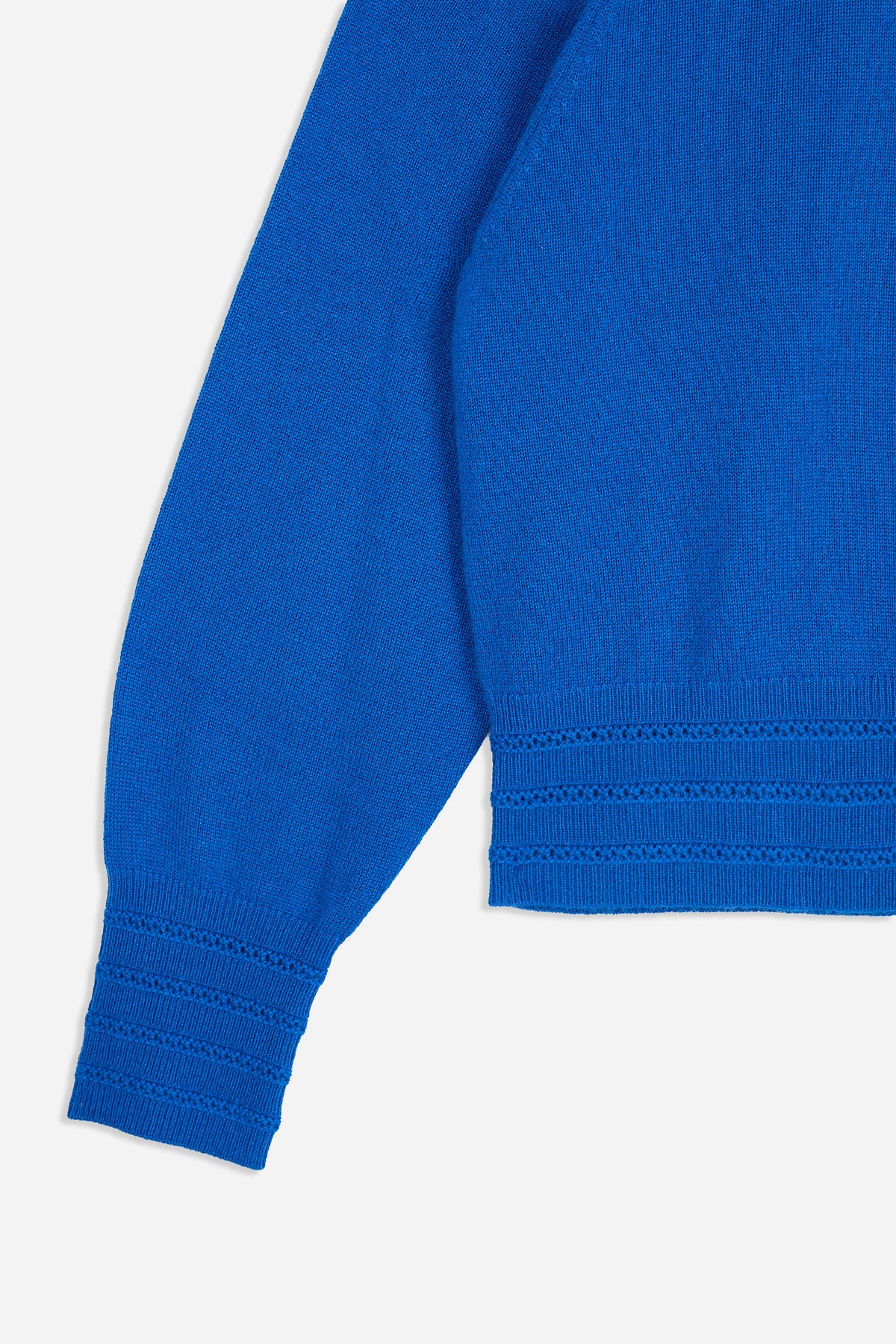 Cárdigan Cashmere Azul Eléctrico