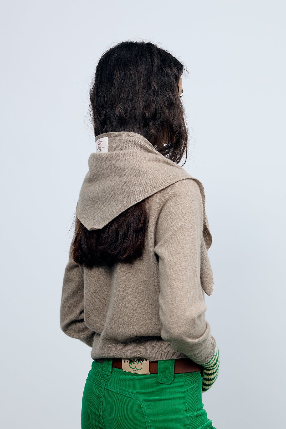 Bandana Mini Cashmere Beige