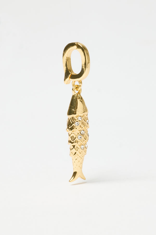 Zirconia Fish Charm