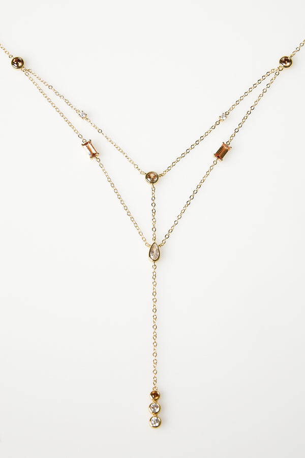 Collar Doble Circonitas