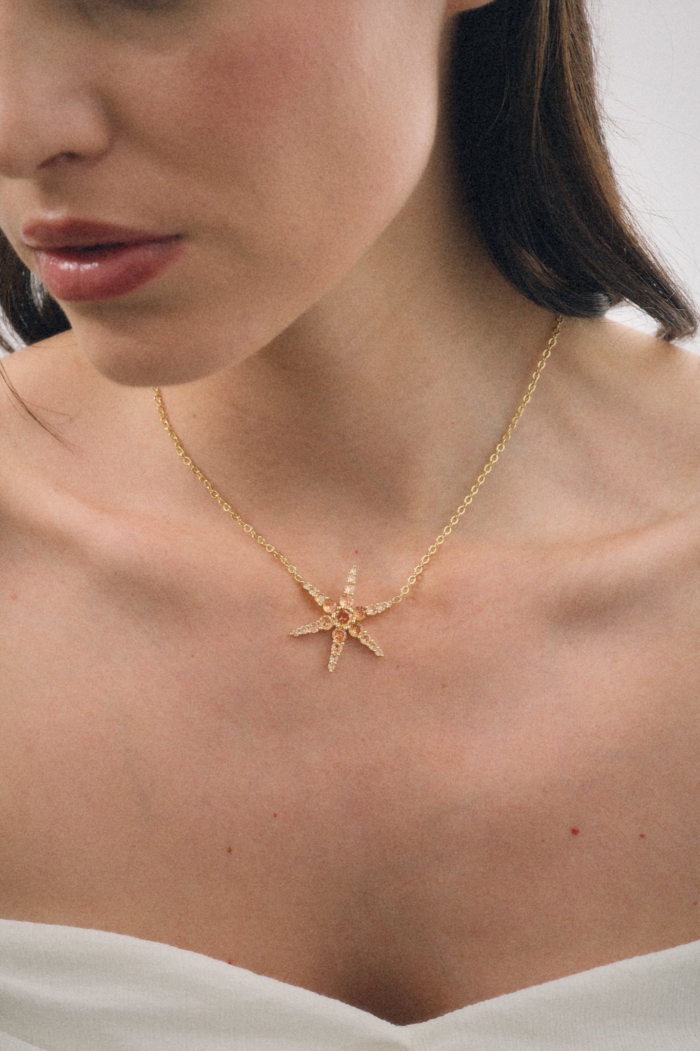 Collar Estrella Marrón