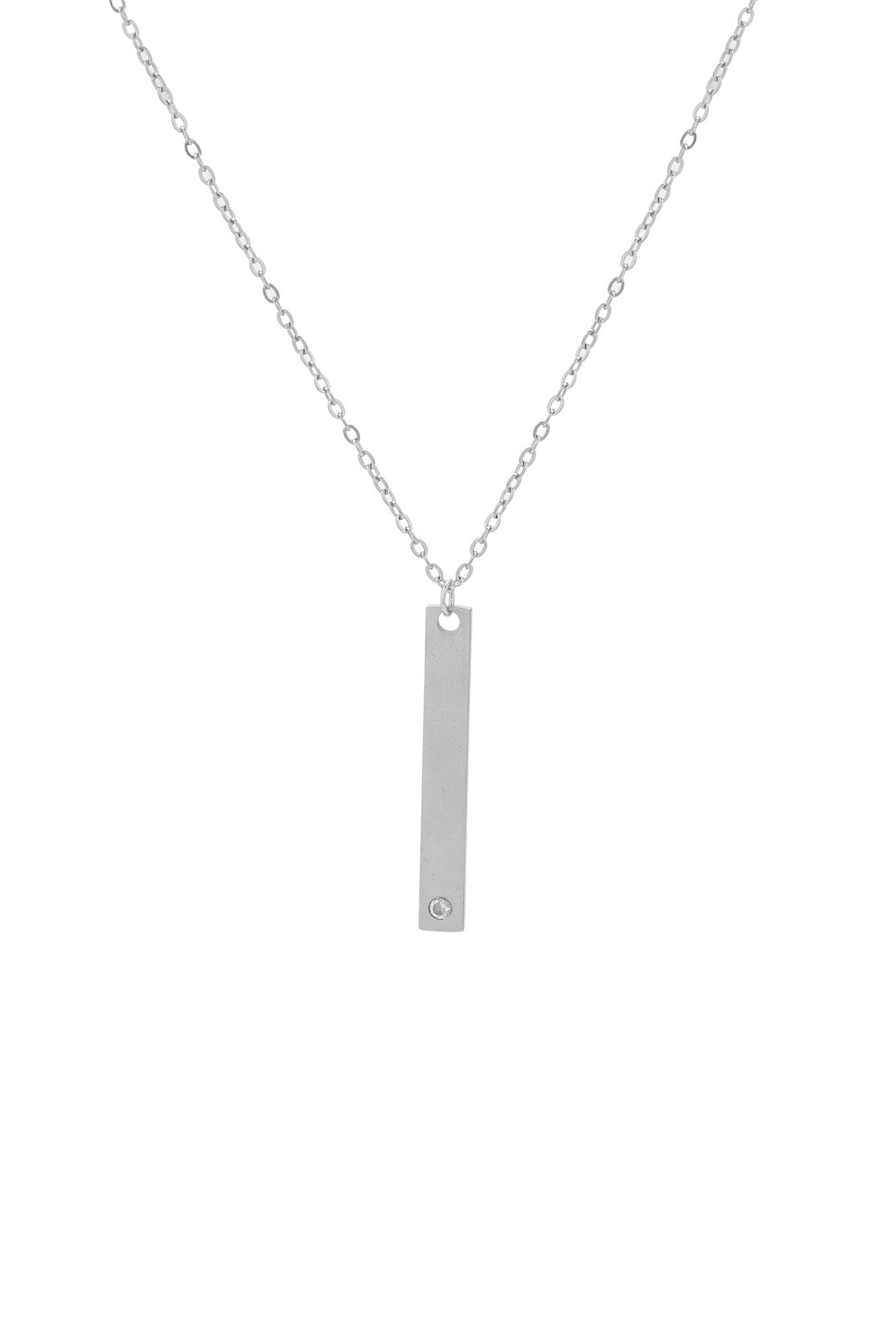 Long Zircon Necklace