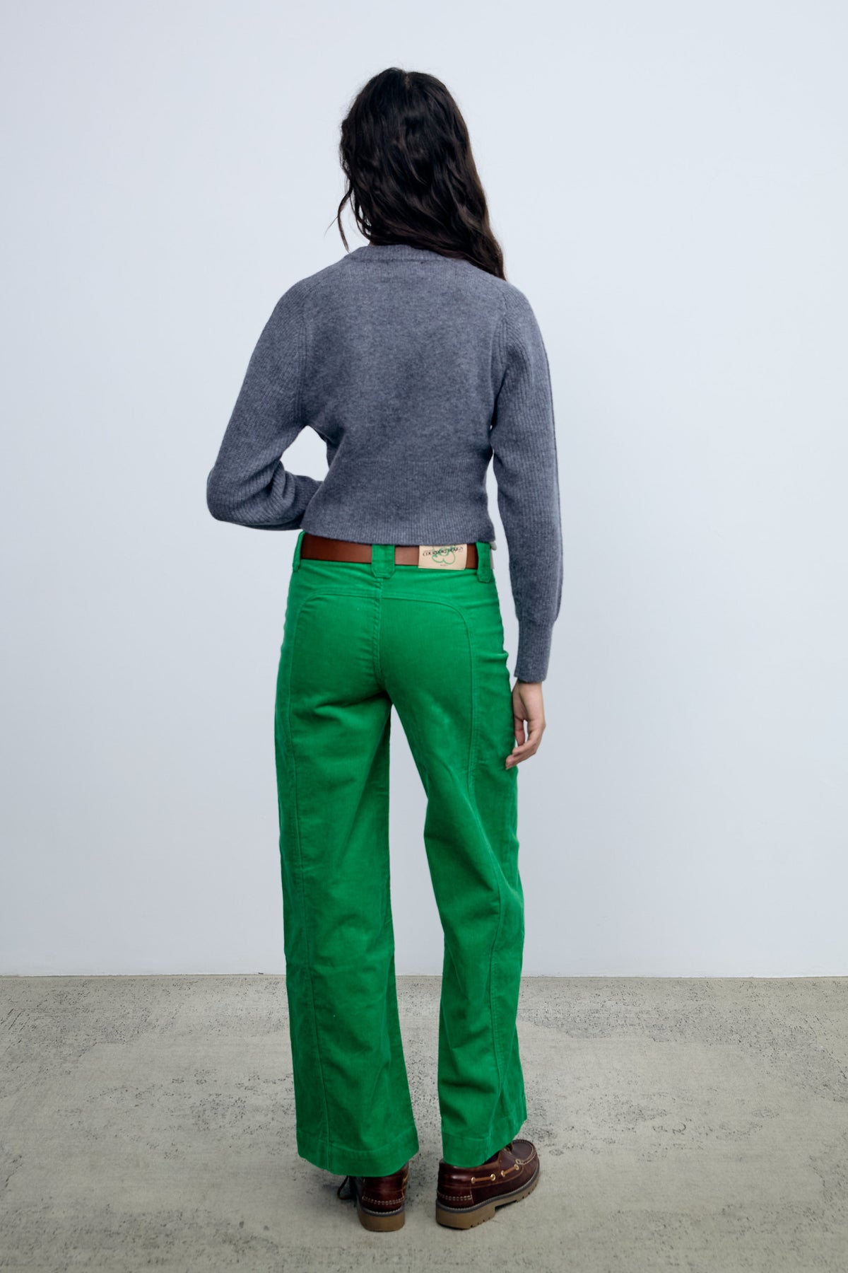 Jersey Cropped Gris