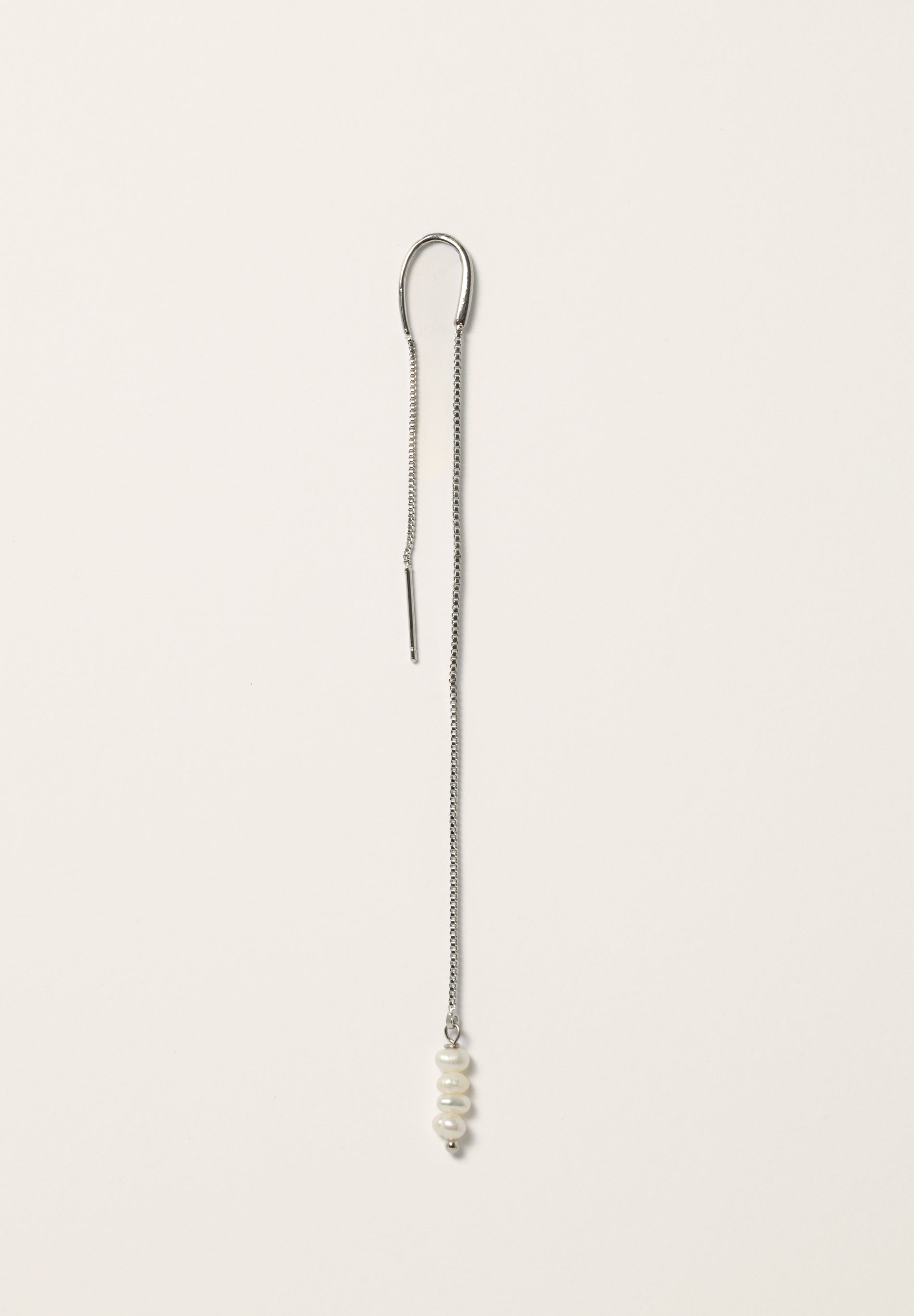 Double Pearl Chain Earring (Unit)