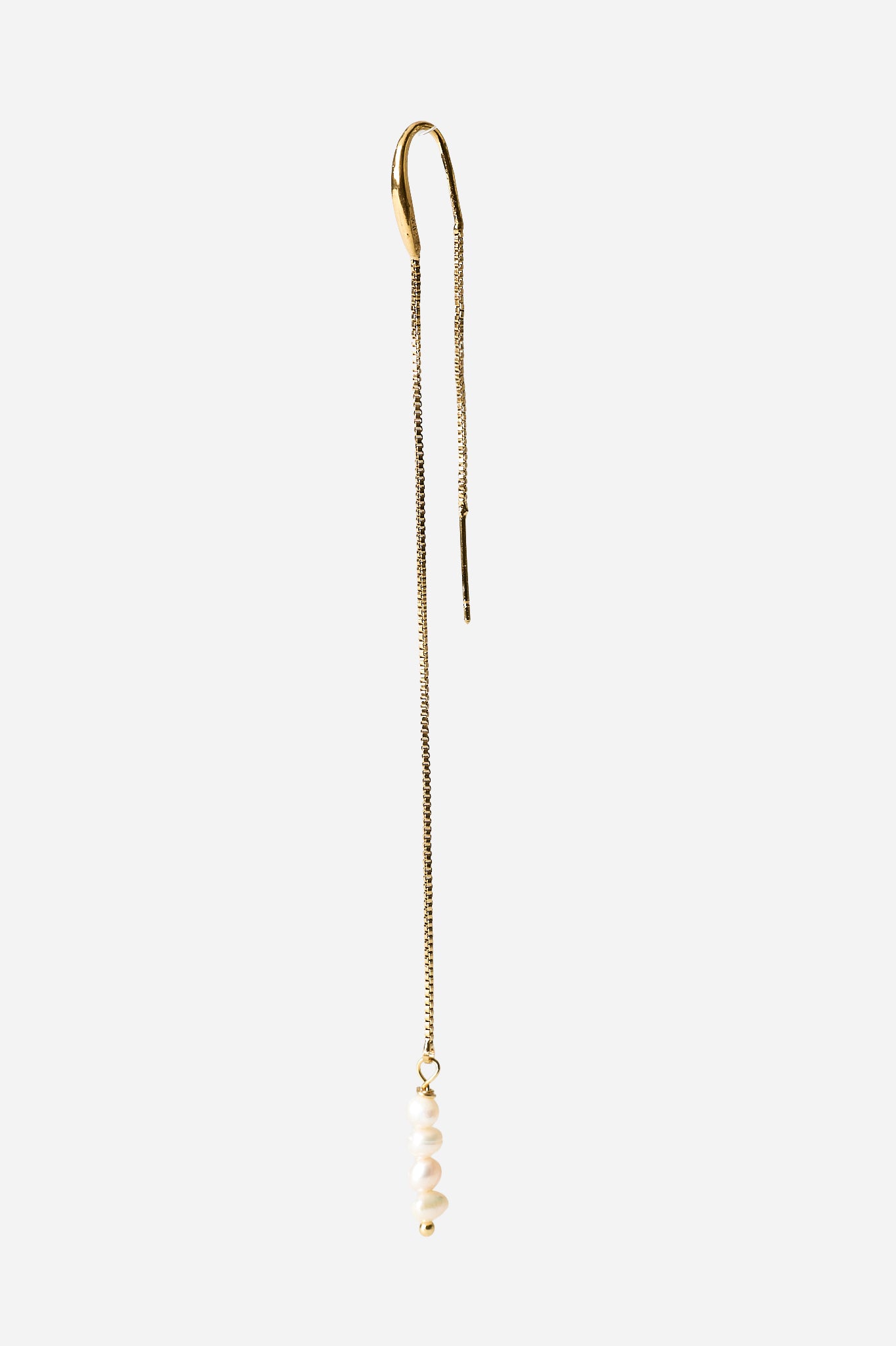 Double Pearl Chain Earring (Unit)