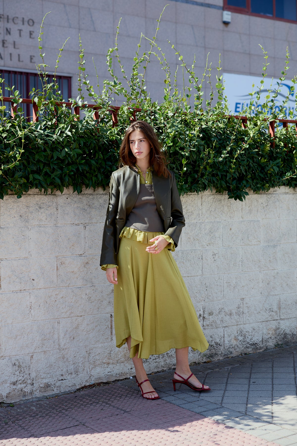 Blazer Piel Verde