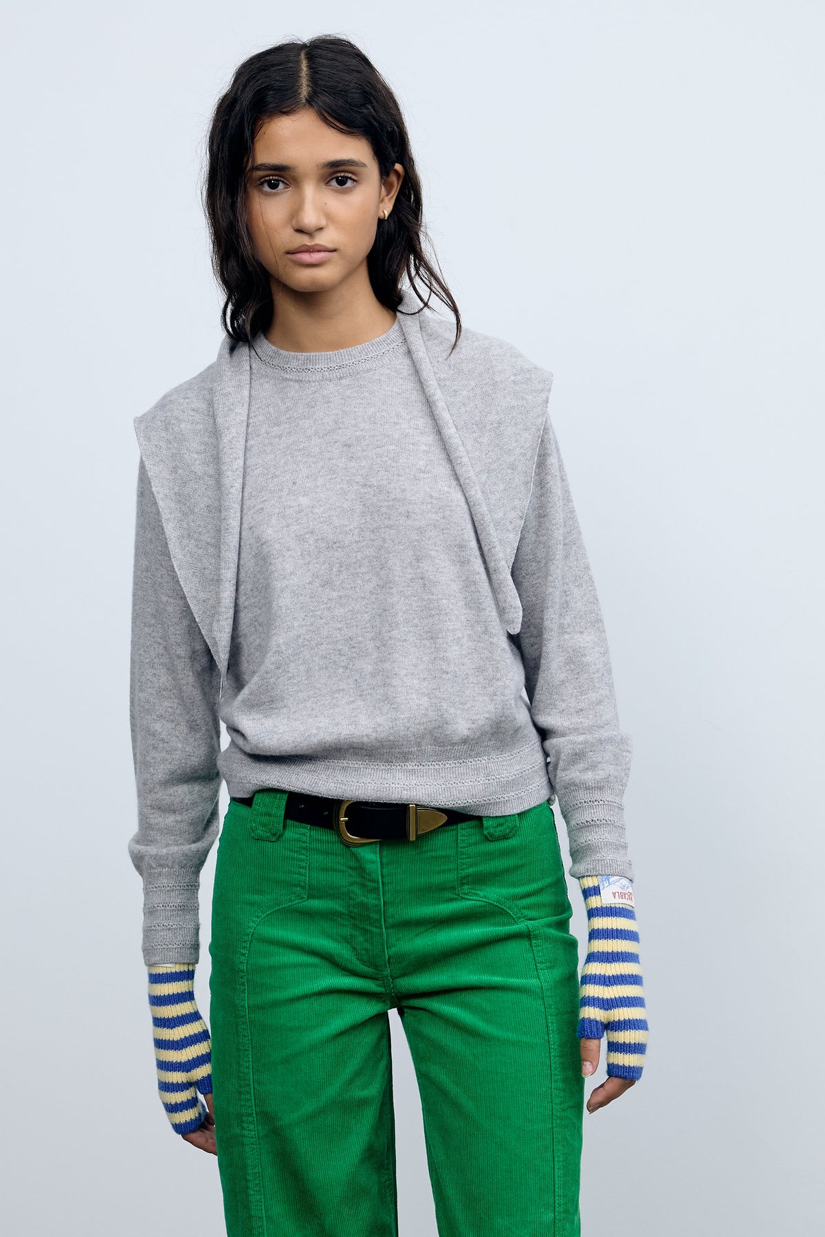 Bandana Mini Cashmere Gris