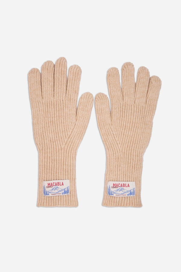 Guantes Beige