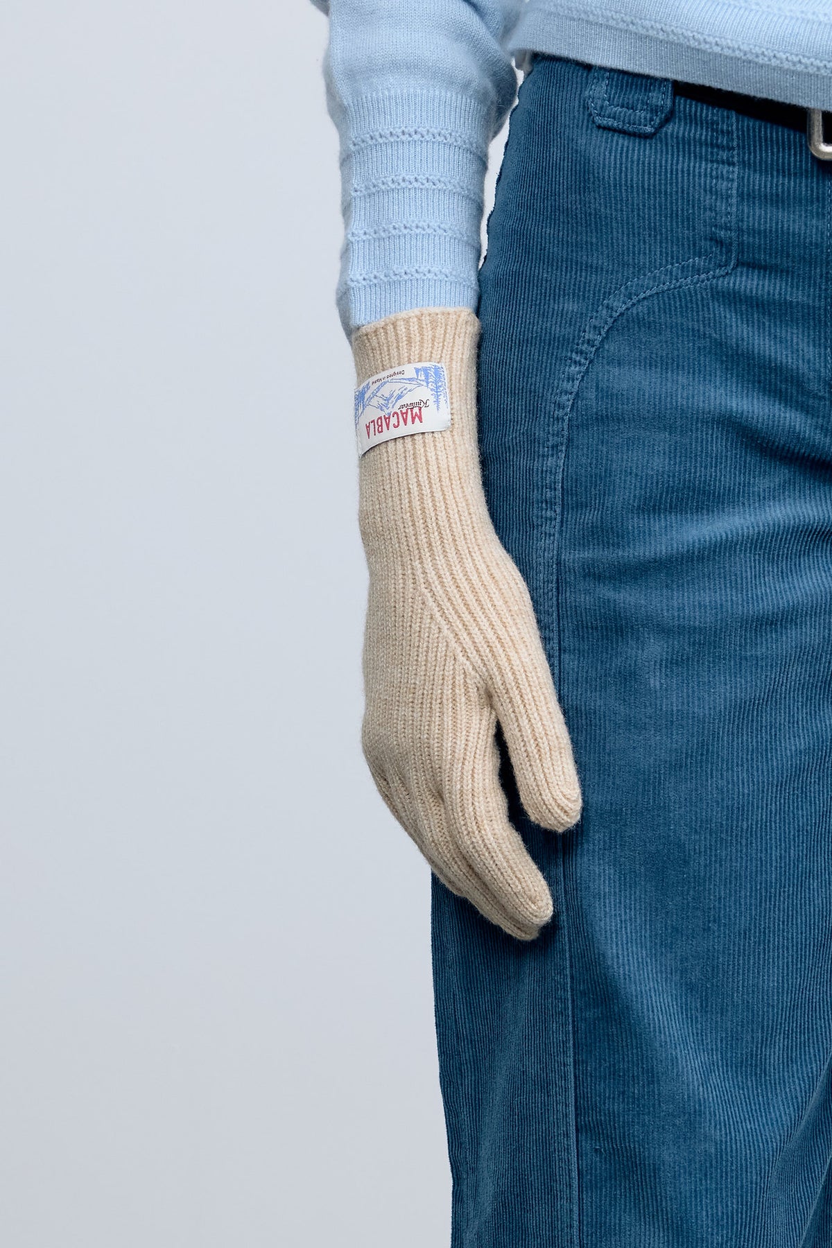 Guantes Beige