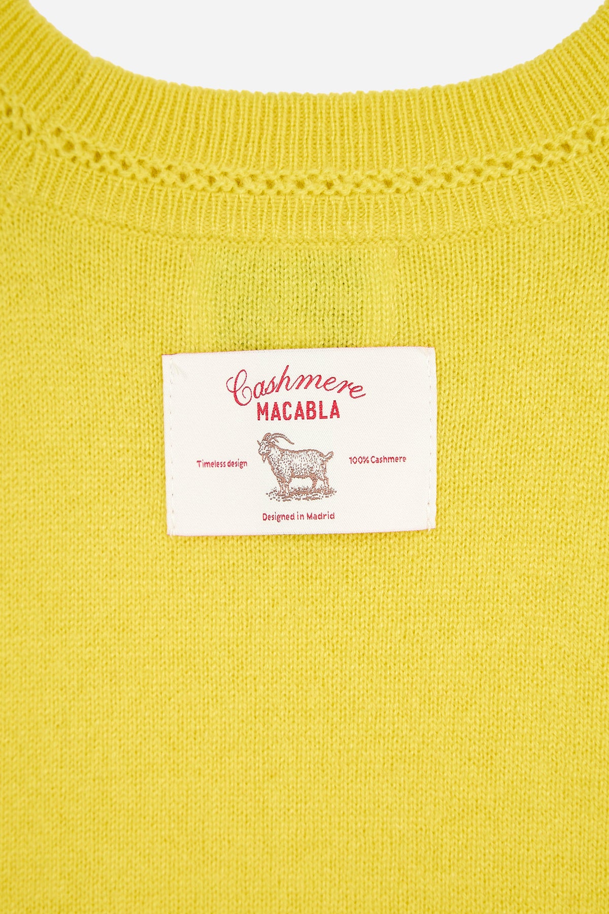 Yellow Cashmere Sweater