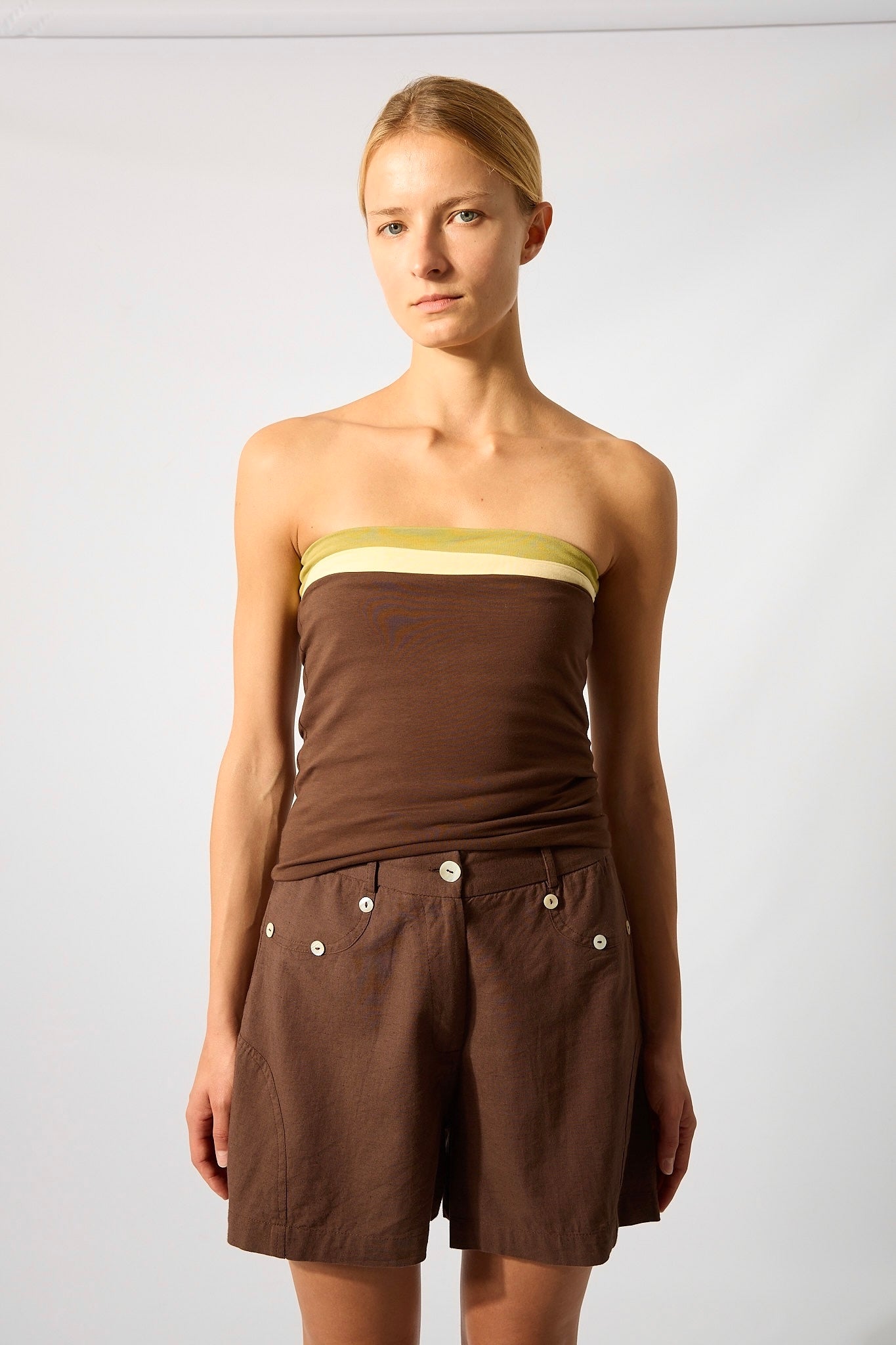 Top Bandeau Marron