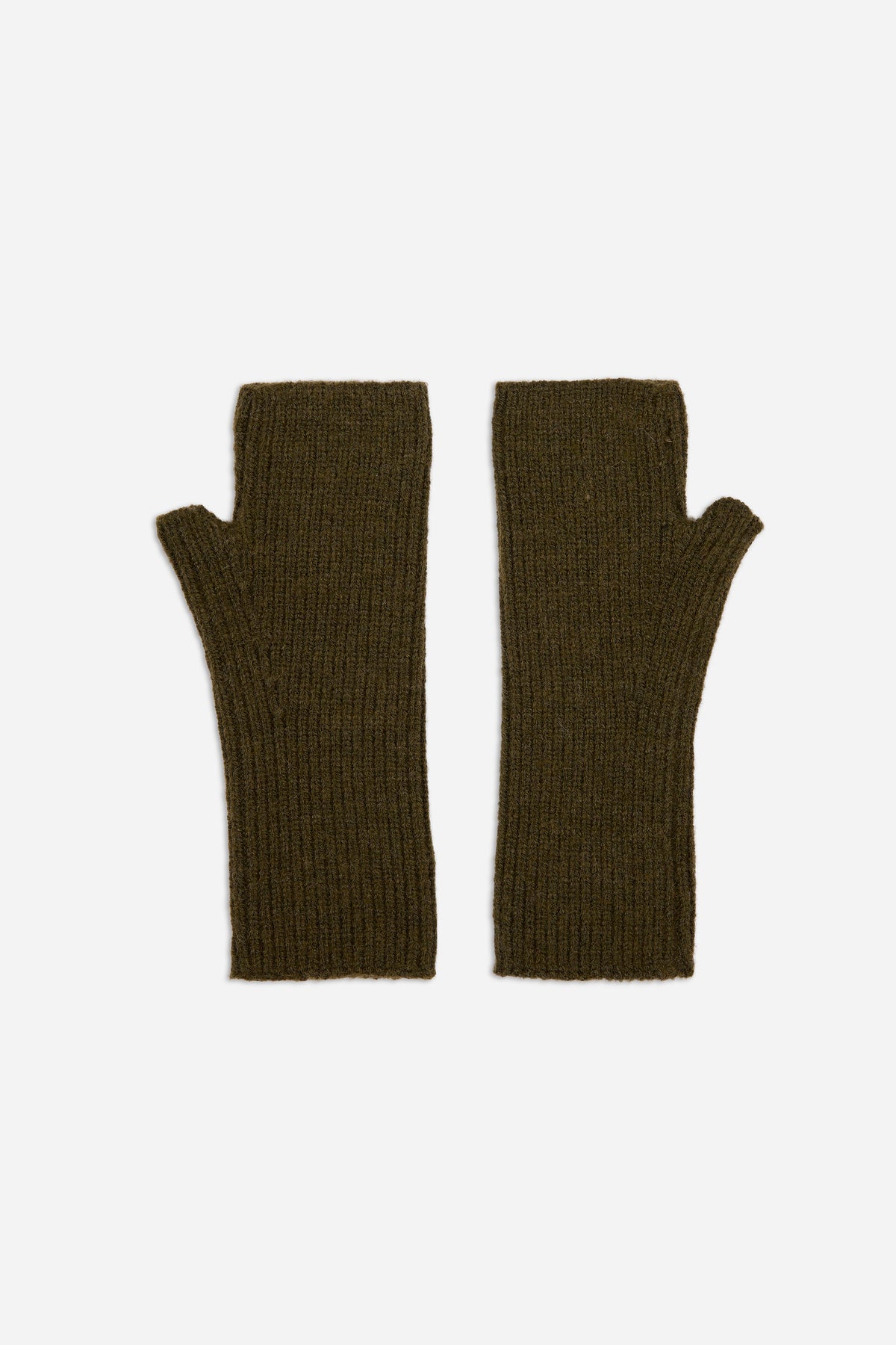 Dark Green Mittens