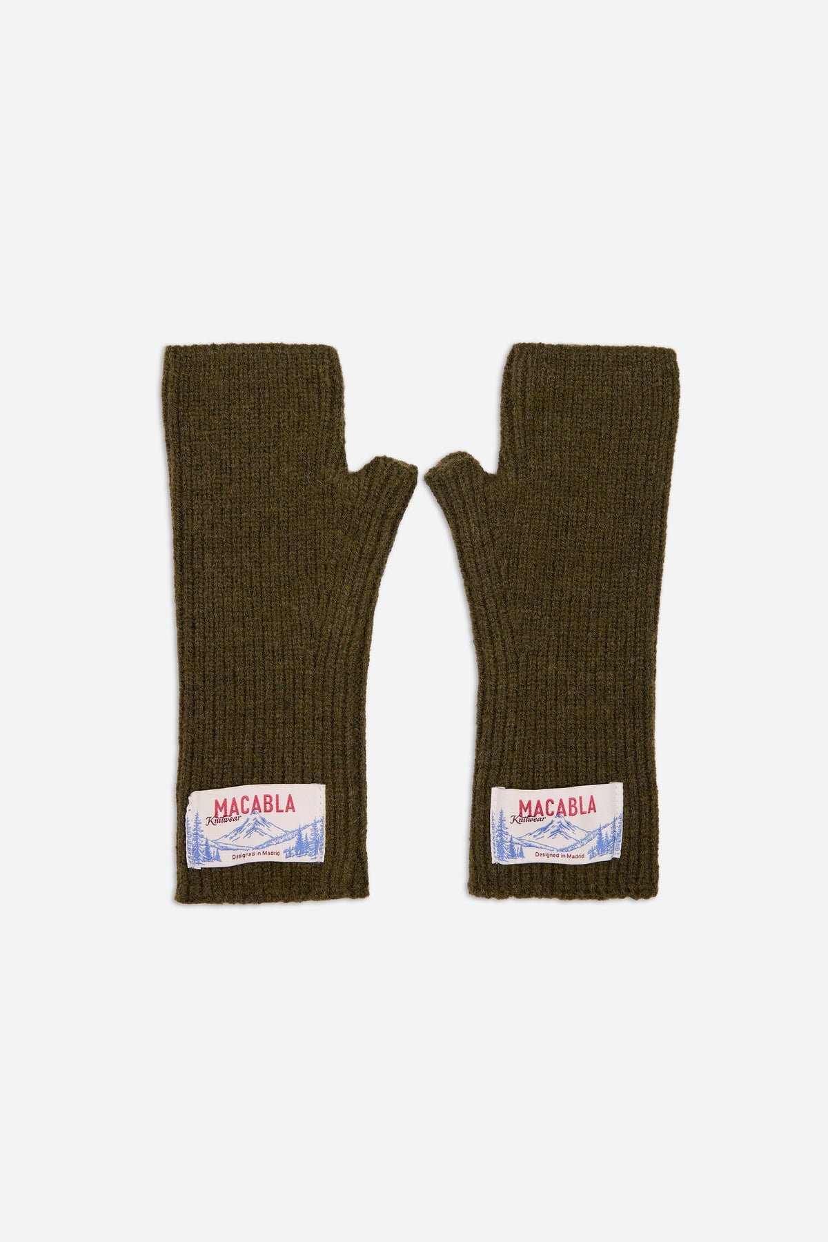 Dark Green Mittens