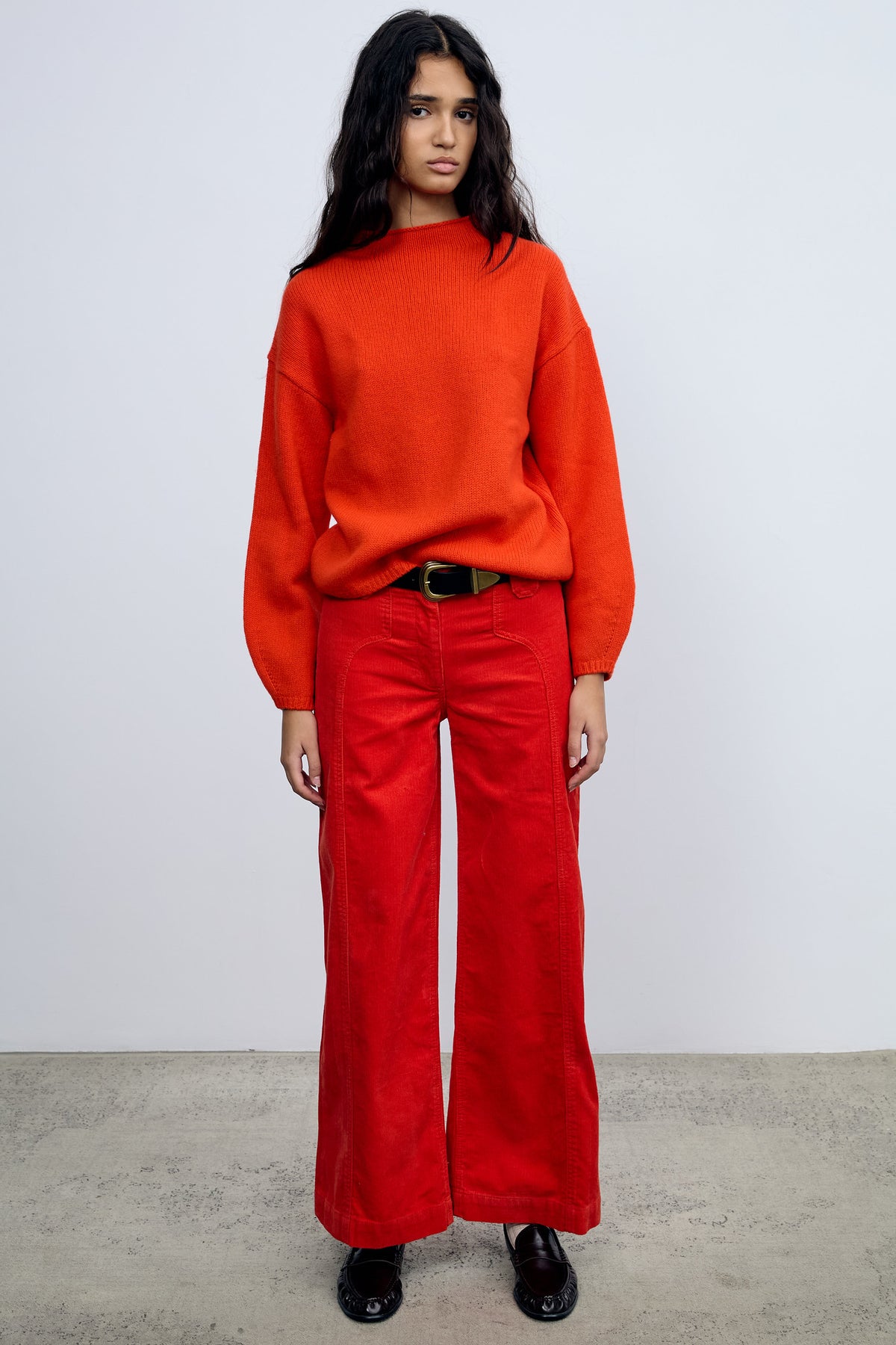 Pantalón Pana Naranja
