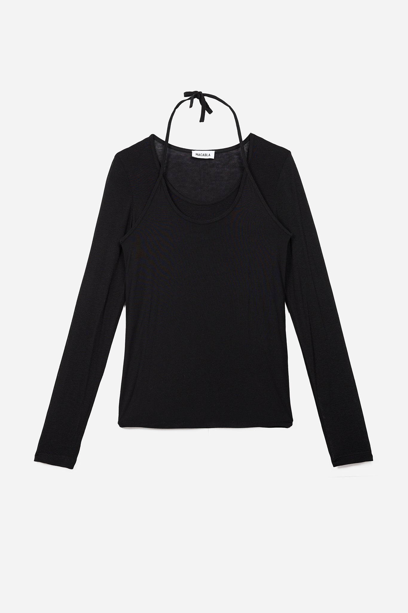 Black Overlay Top