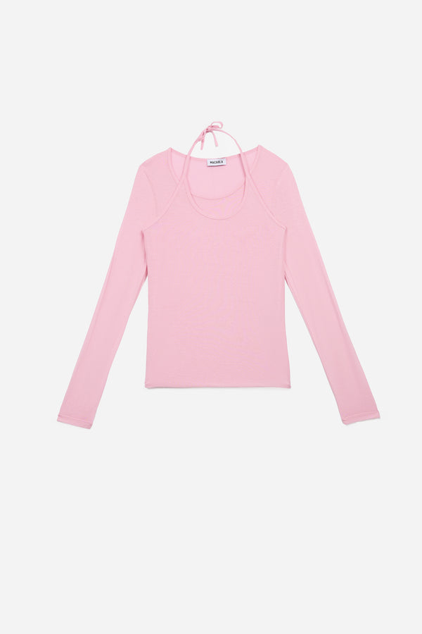 Pink Overlay Top