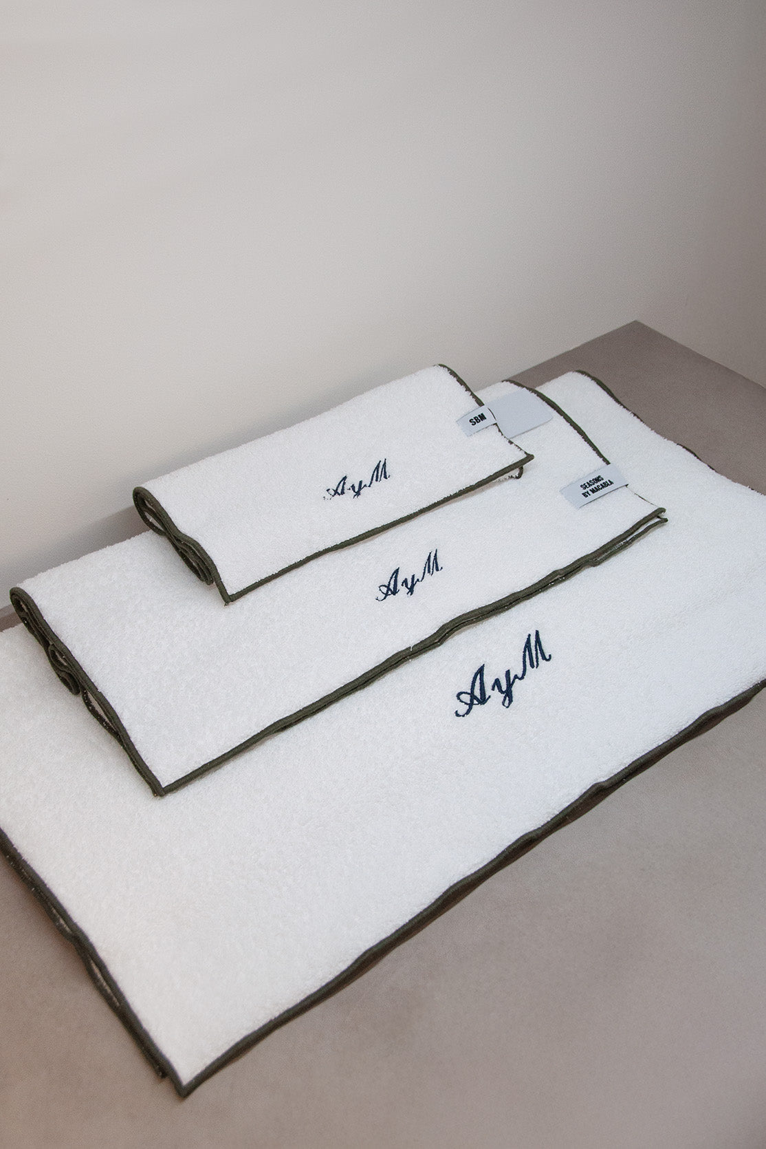 Pack de serviettes côtelées